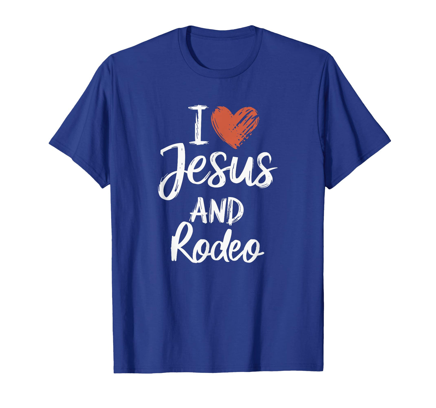 I Love Jesus And Rodeo Christian Religious Rodeo T-Shirt