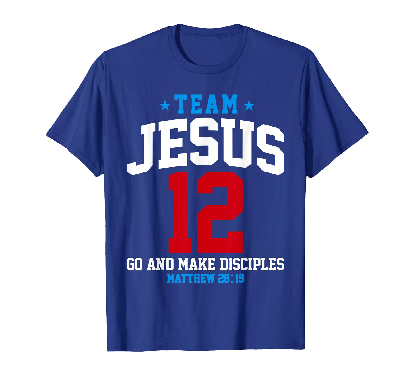 Jesus and Baseball Team Jesus Christian Matthew 28:19 Verse T-Shirt