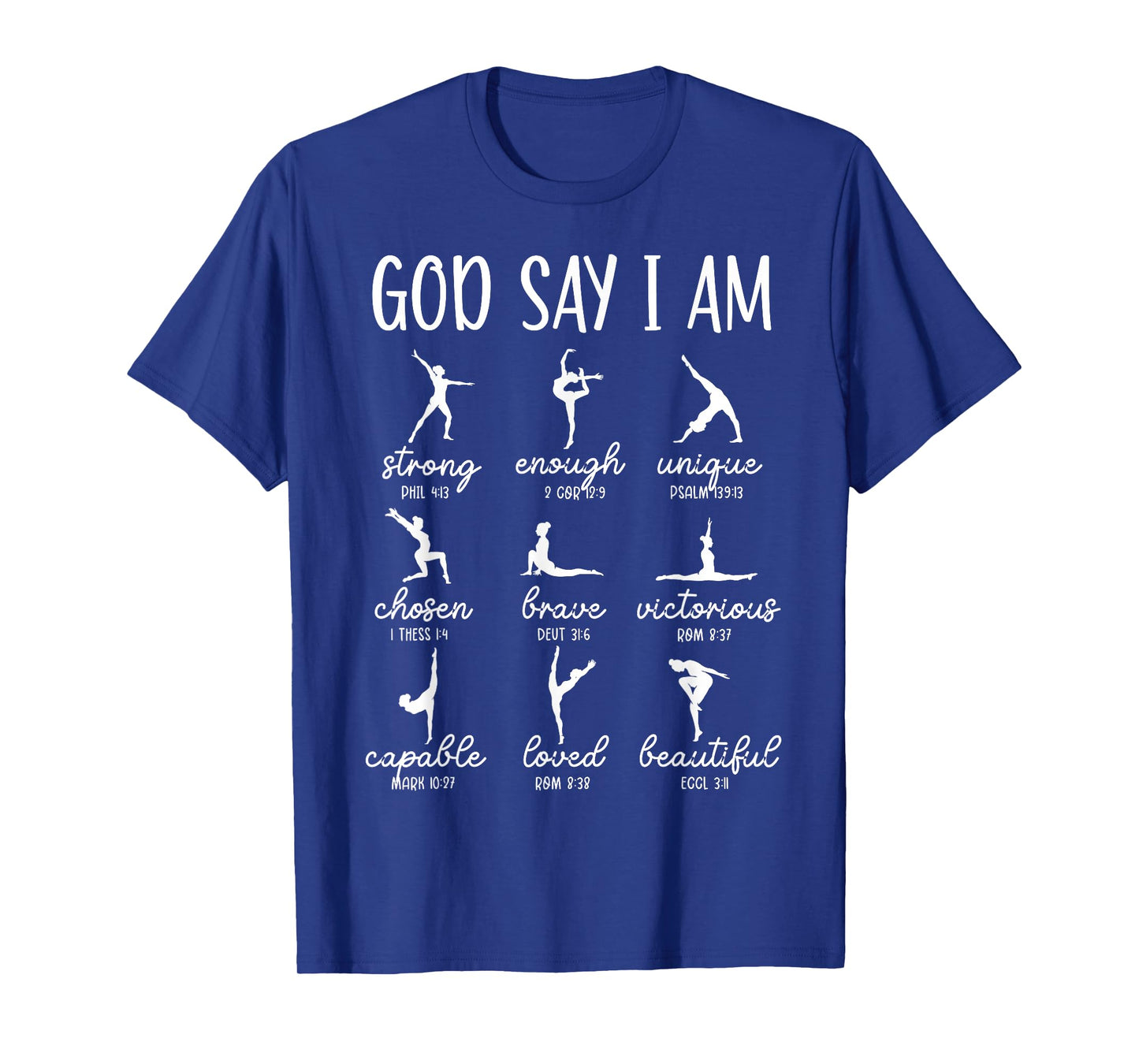 God Says I Am Bible Verse Religious Ballet Dancer T-Shirt