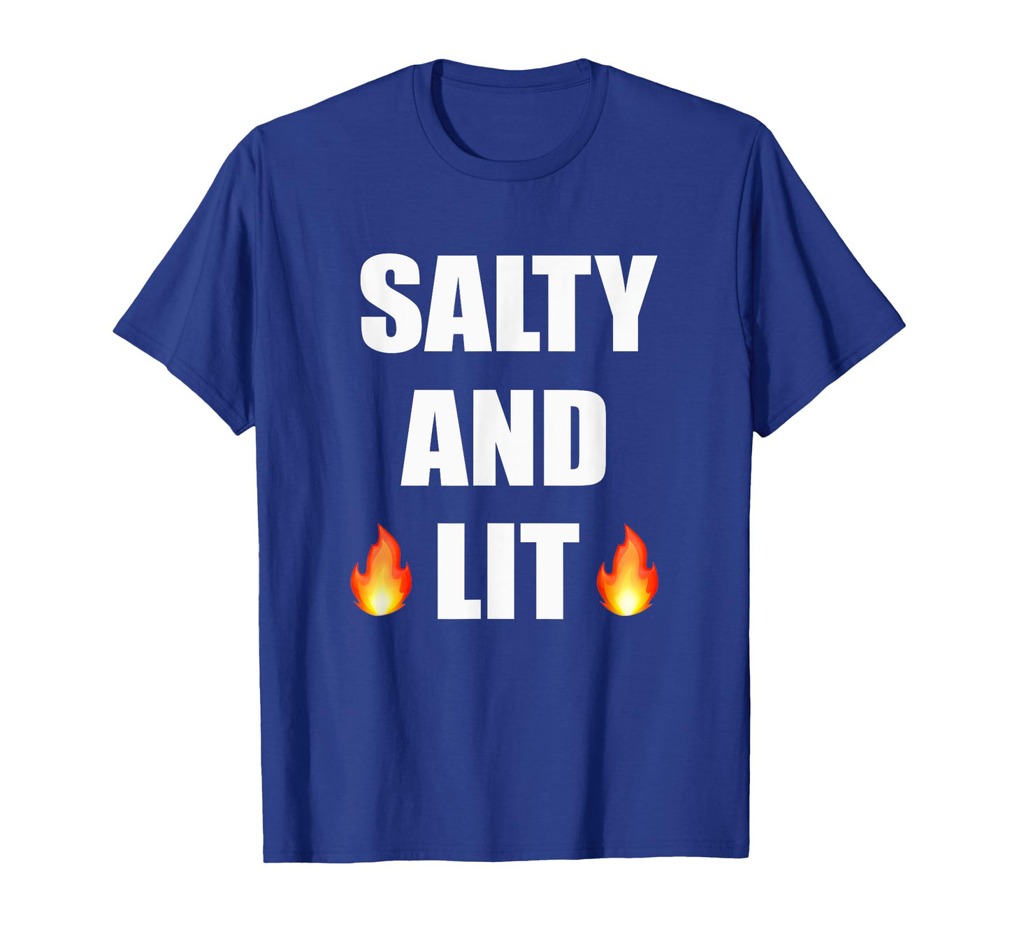 Salty And Lit T Shirt Christian Bold Faith Hope Joy Tee T-Shirt