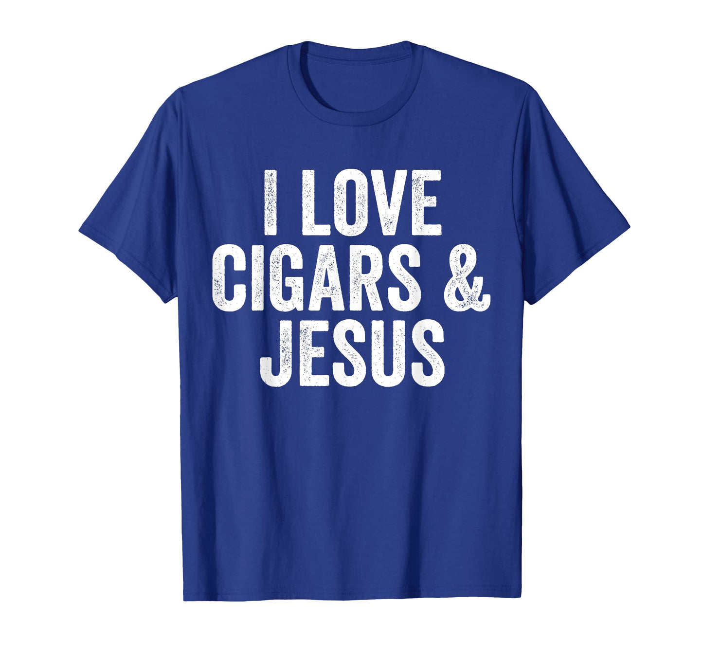 I Love Cigars & Jesus, Cool Christian Smoker Humor T-Shirt