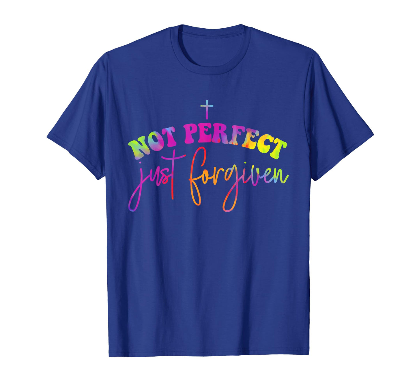 Not Perfect Just Forgiven Christian God Jesus Hippie T-Shirt