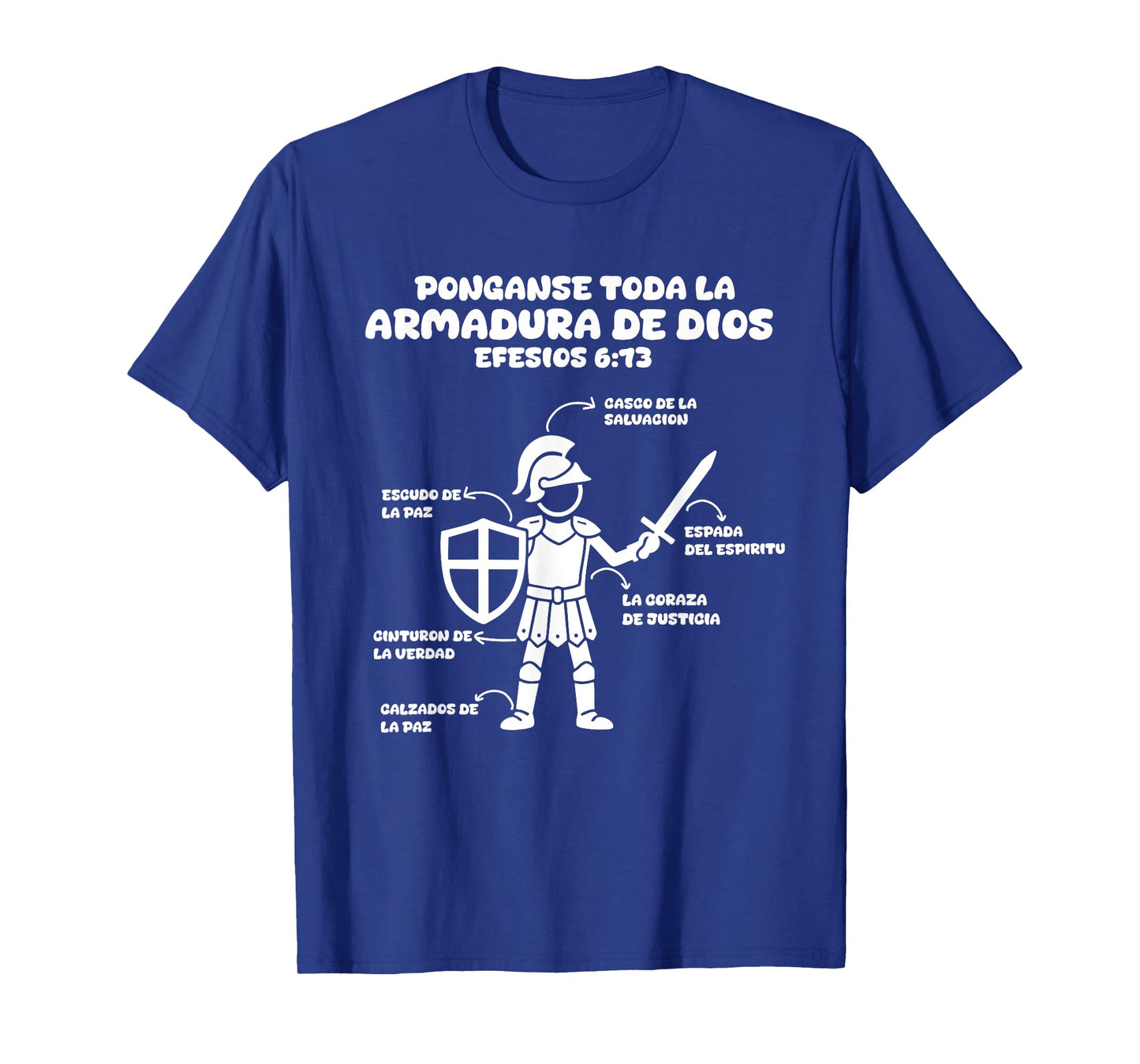 Camiseta cristiana en espanol Versiculo Spanish Christians T-Shirt