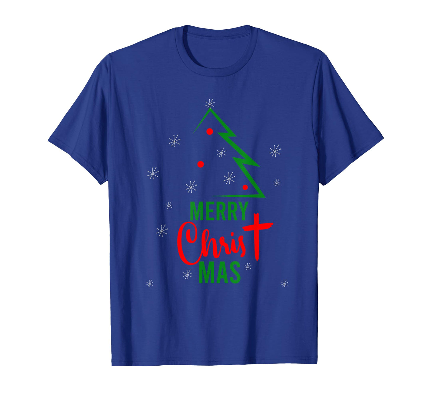 Merry Christ Mas Christmas Christian Jesus Religious Holiday T-Shirt