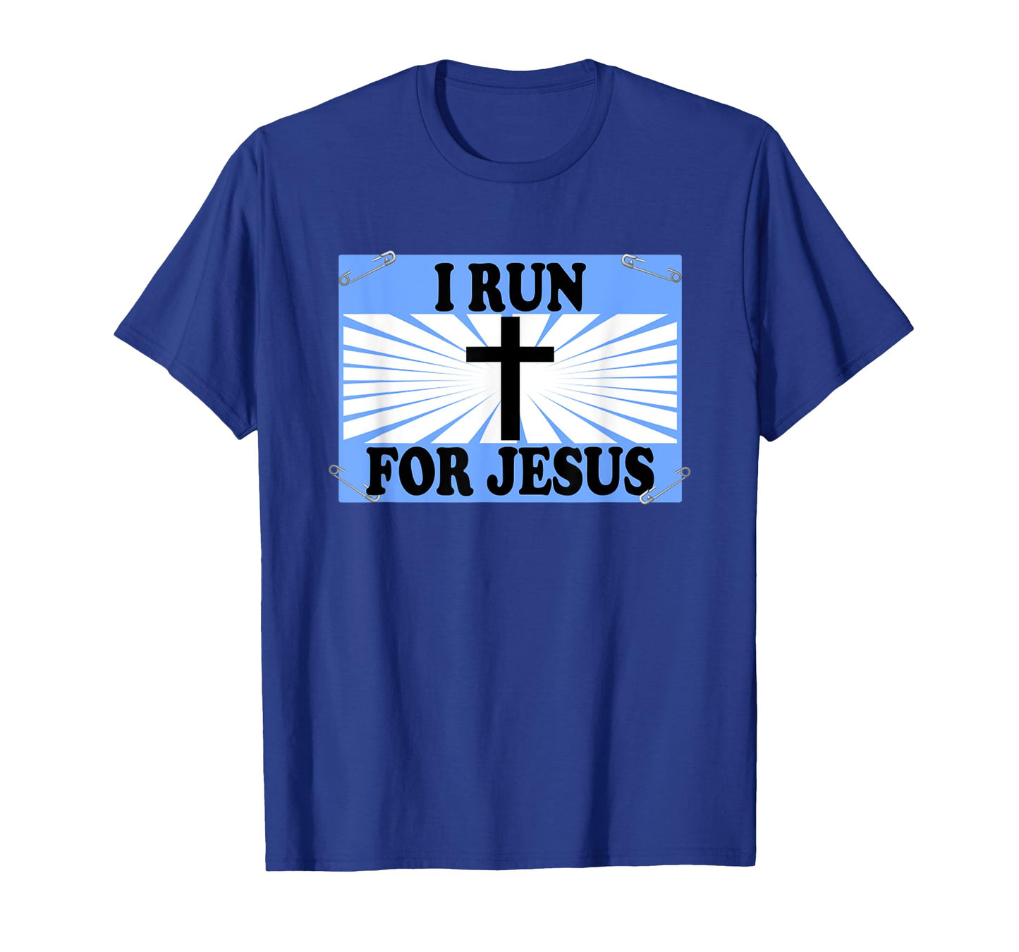 Funny Christian Running Gift I Run for Jesus Runner Gifts T-Shirt