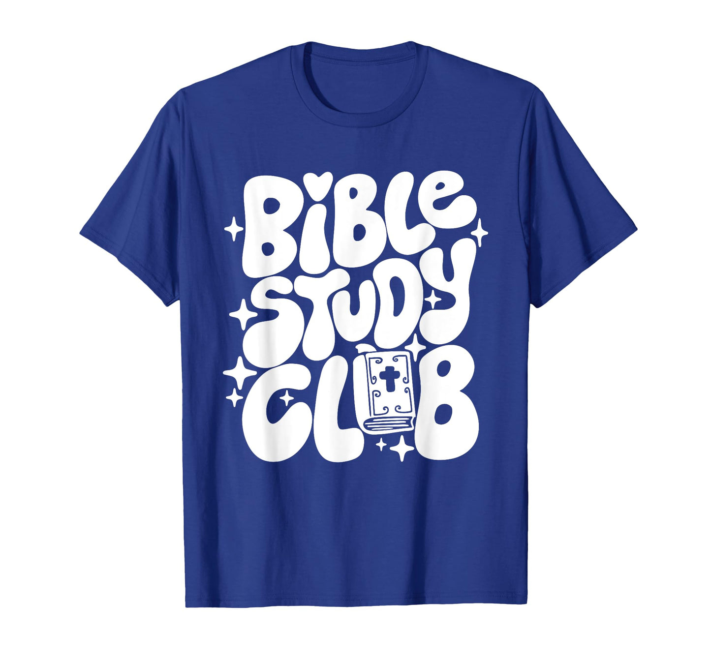 Bible Study Club Groovy Religious Christian Hippie T-Shirt