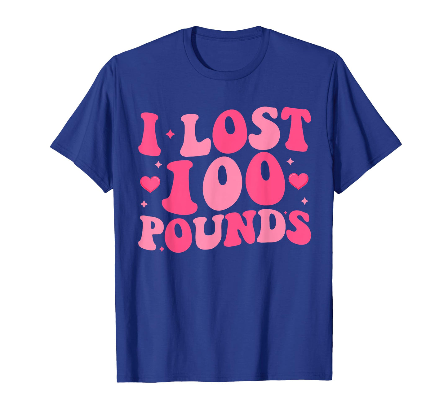 Groovy I Lost 100 Pounds Proud Weight Loss Goals T-Shirt