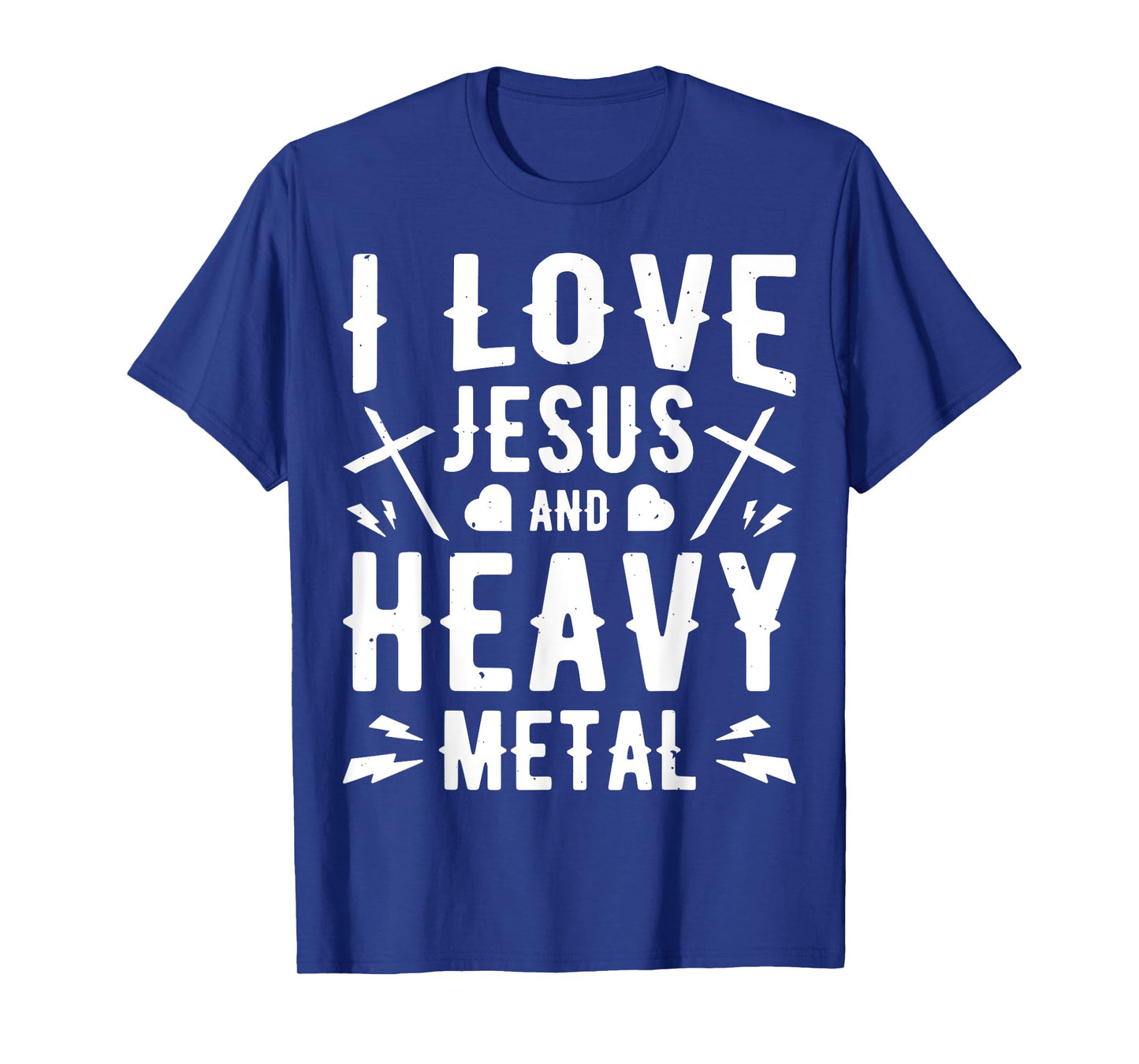 I Love Jesus And Heavy Metal T-Shirt
