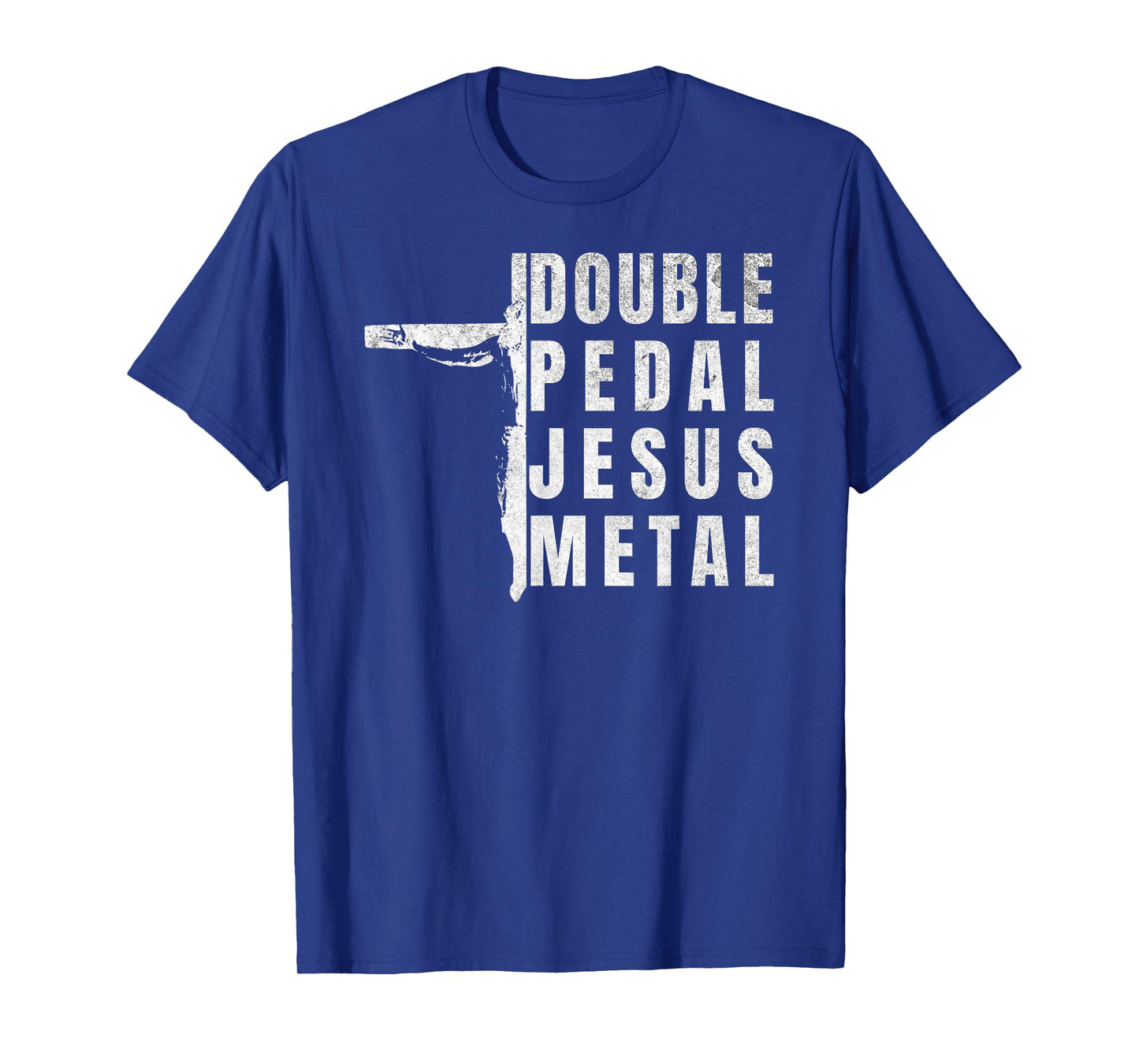 Christian Metal Rock Double Pedal Jesus Metal Religious T-Shirt