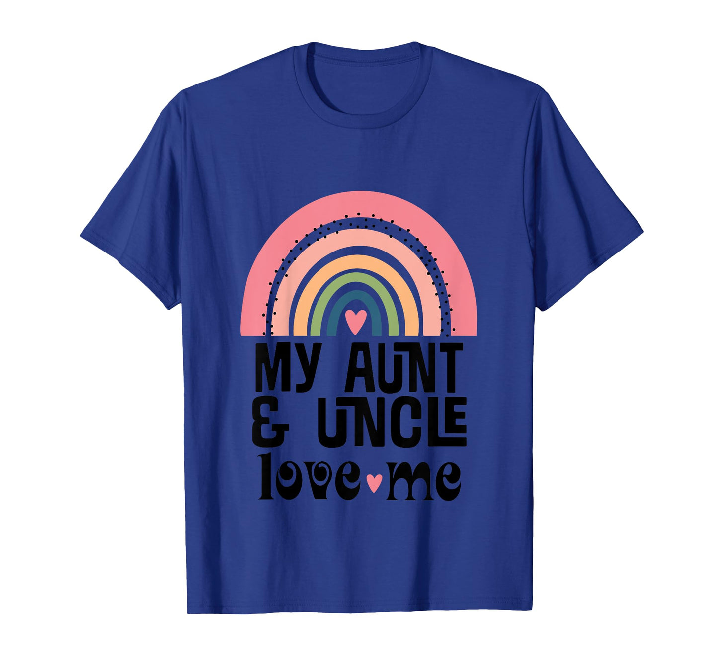 Kids My Aunt And Uncle Love Me Niece Rainbow T-Shirt