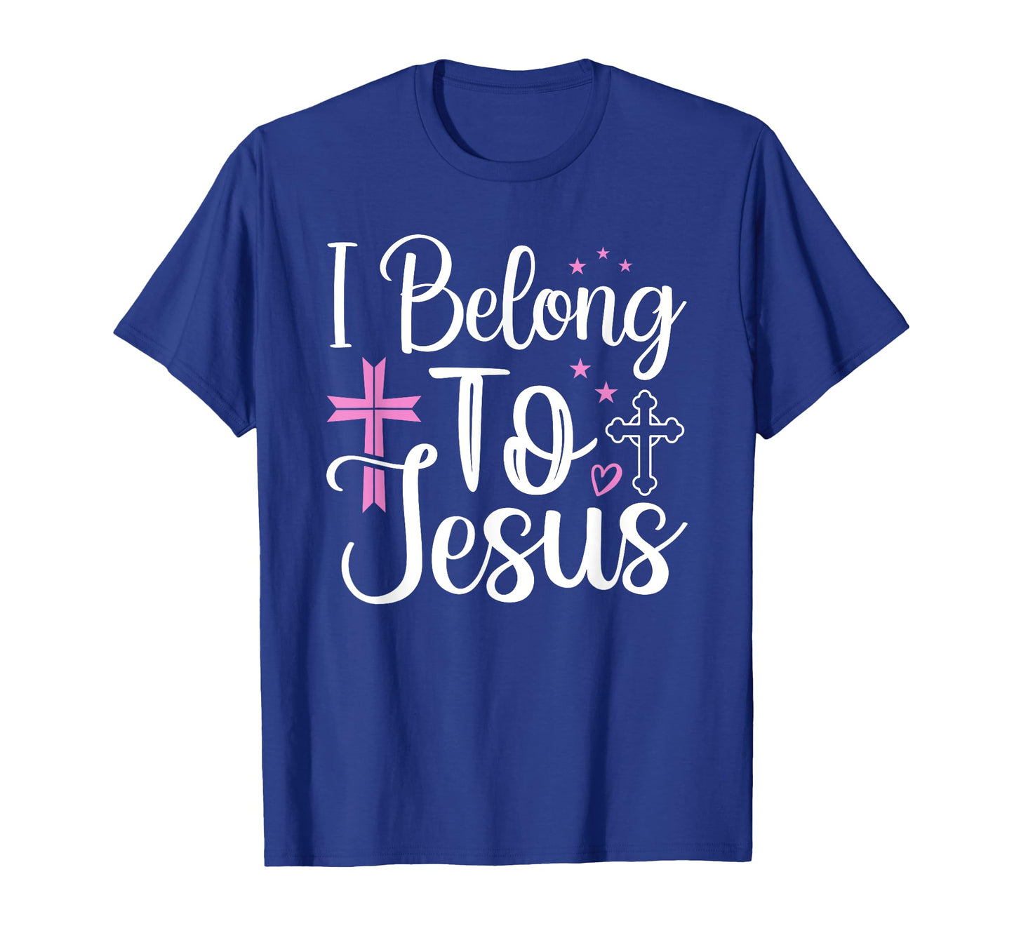 God Faith Cross Christians I Belong To Jesus T-Shirt