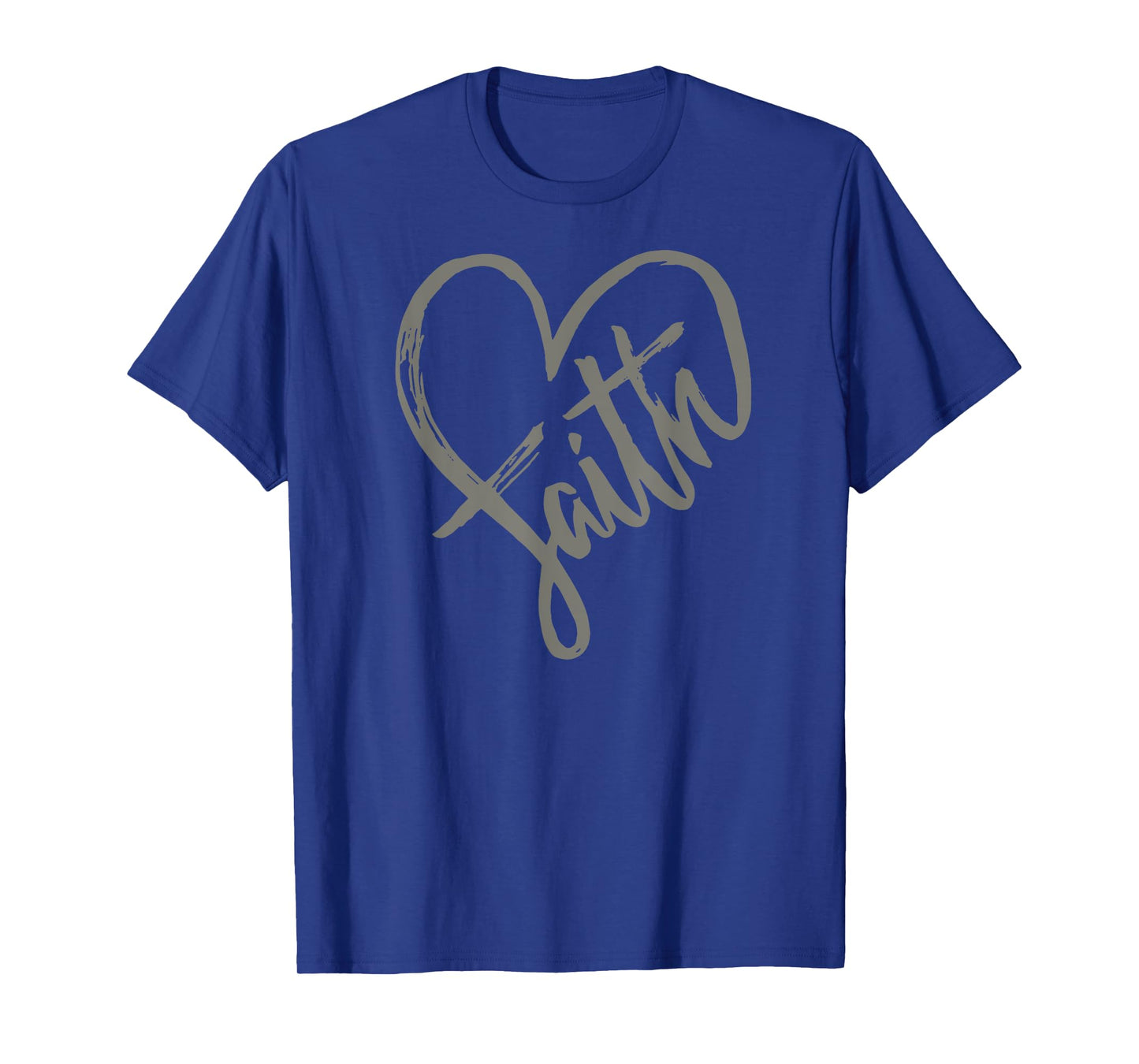 faith heart Christian womens graphic tees T-Shirt