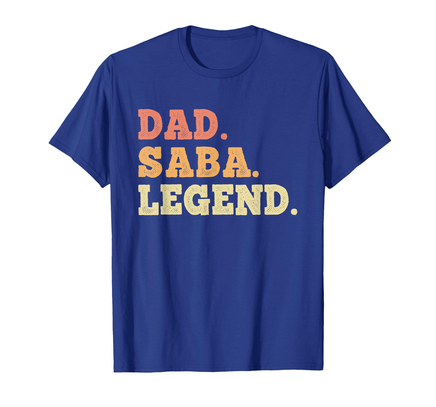 Dad Saba Legend Retro Vintage Funny Legendary T-Shirt