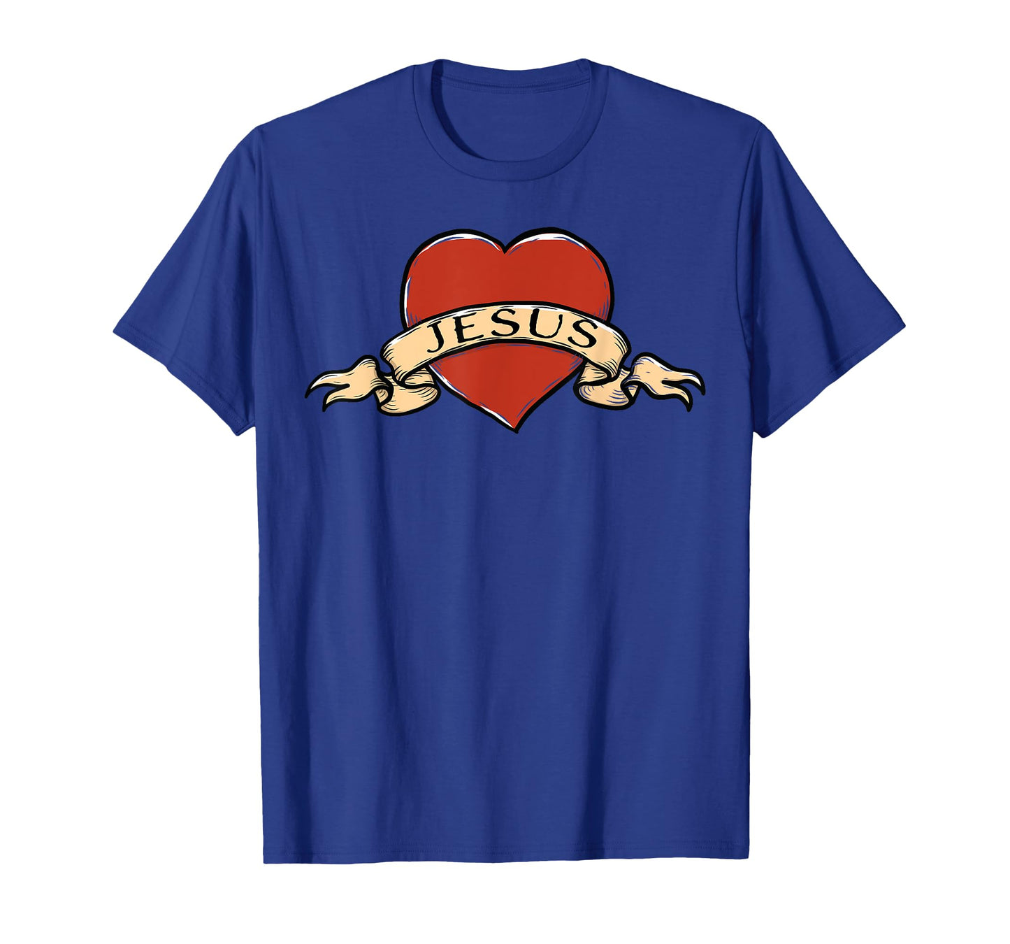 Jesus Heart Tattoo for Christians Who Love Jesus T-Shirt