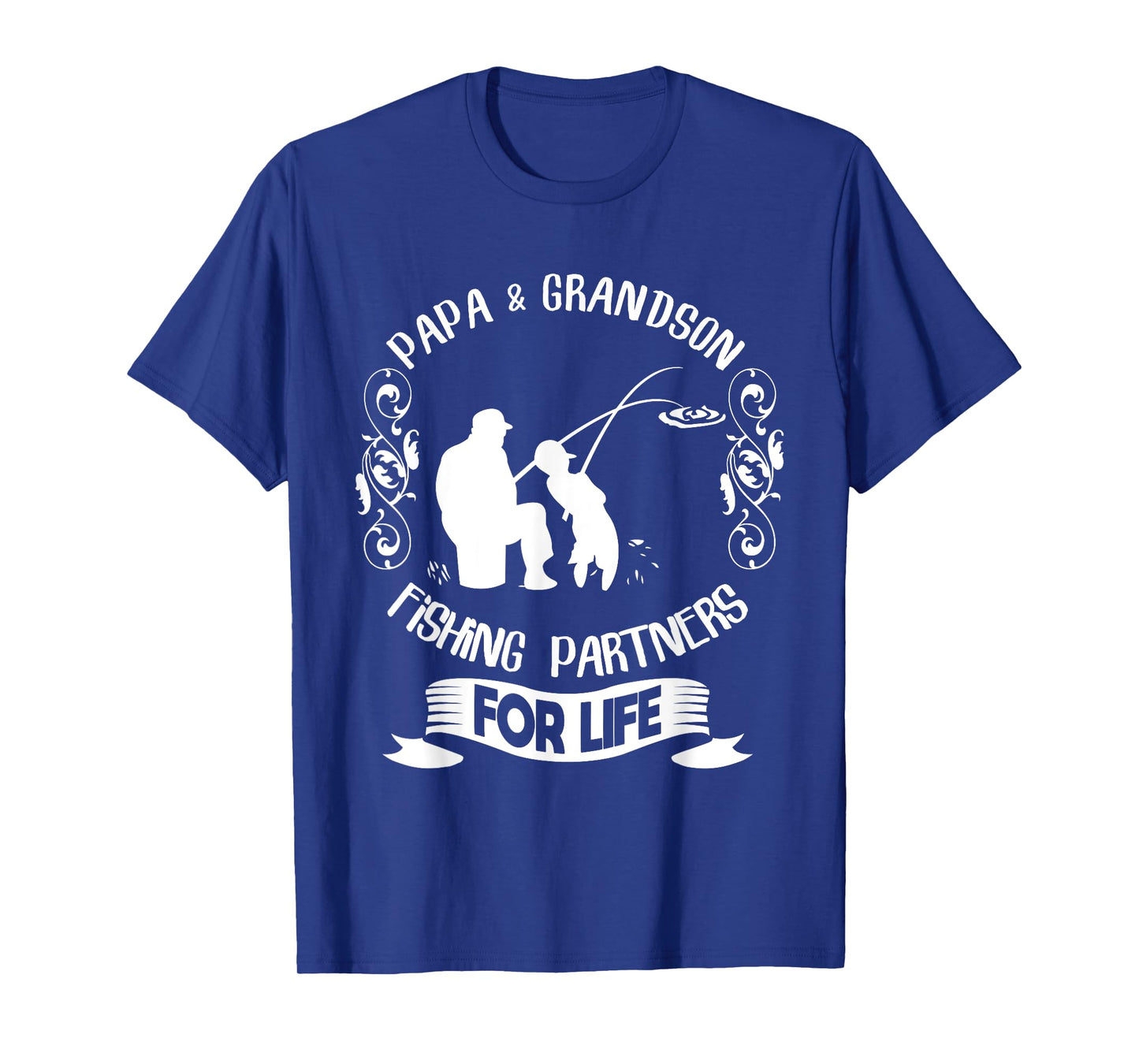 Matching Papa and Grandson Fishing Shirt Funny Fishing Trip T-Shirt