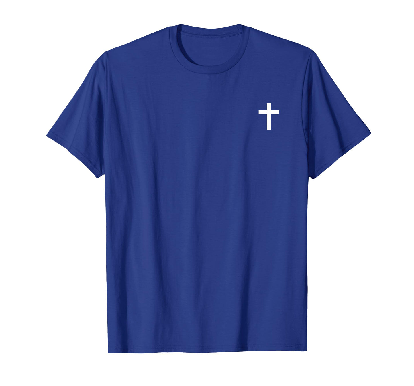 Cross – John 8:12–Light of The World–Jesus Walking (White) T-Shirt
