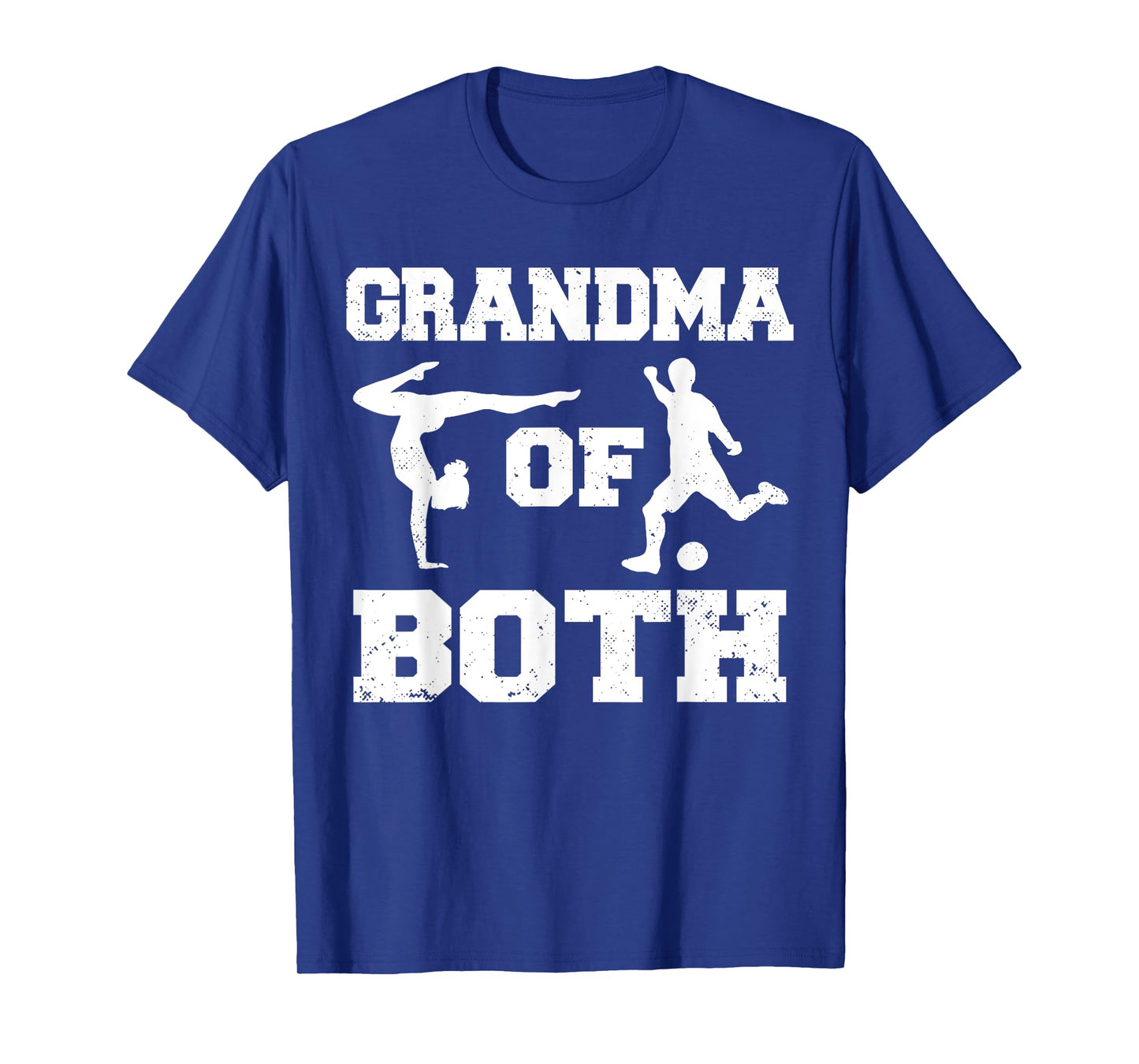 Grandma Of Both Funny Soccer Gymnastics Grandma T-Shirt