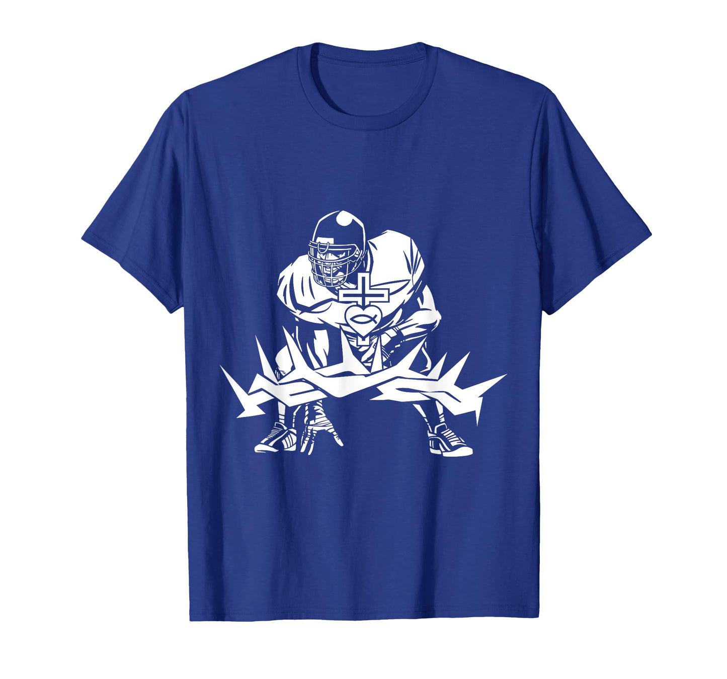 Religious Jesus Football Christ GOD Football T-Shirt
