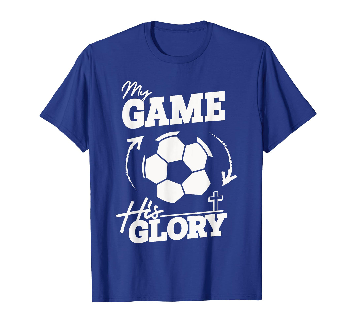 My Game His Glory - Teen Boy Christian Soccer T-Shirt