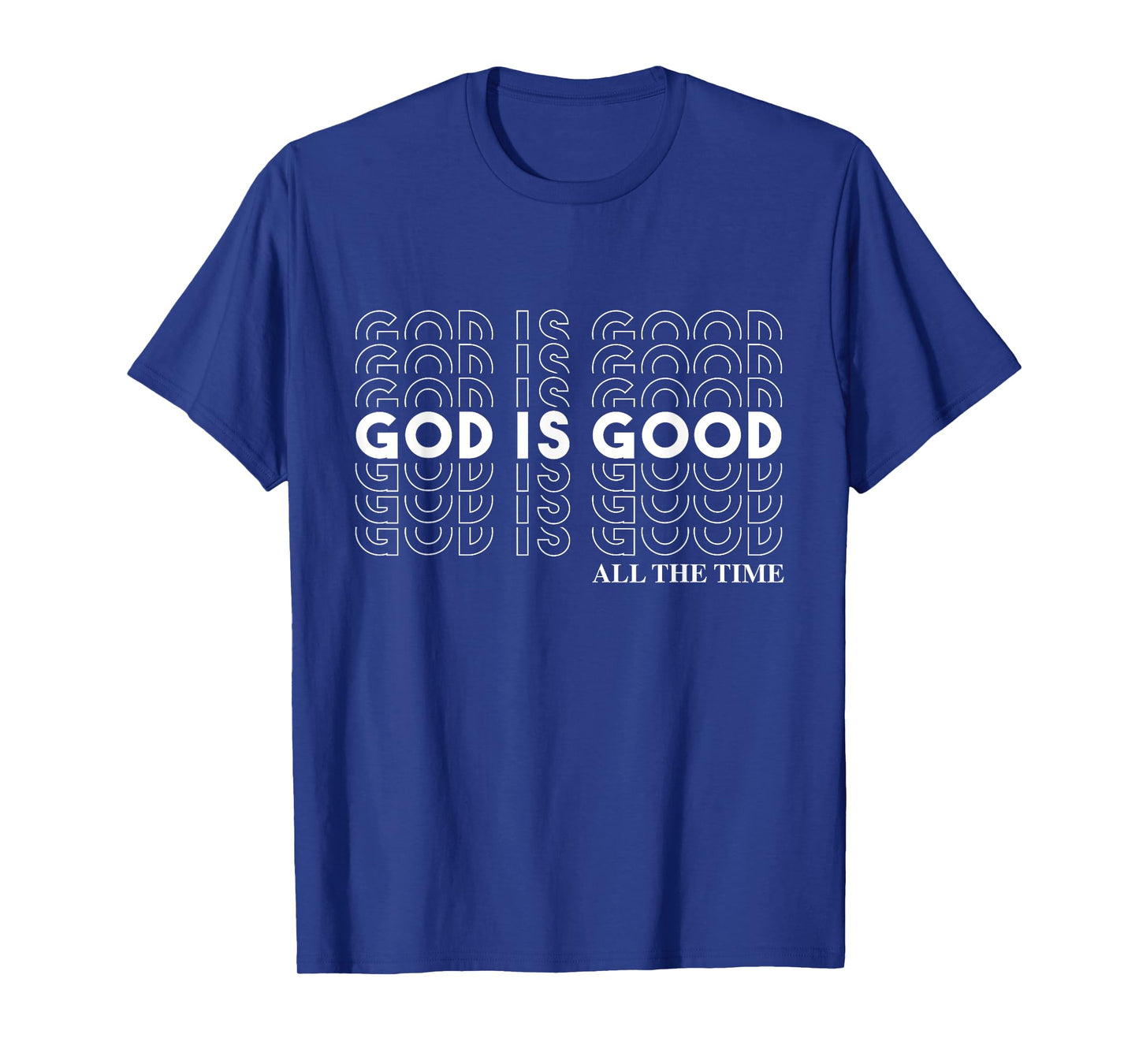 God is Good" Christian Worship Preacher's T-Shirt - Classic Fit, Crew Neck, Short Sleeve (Black)