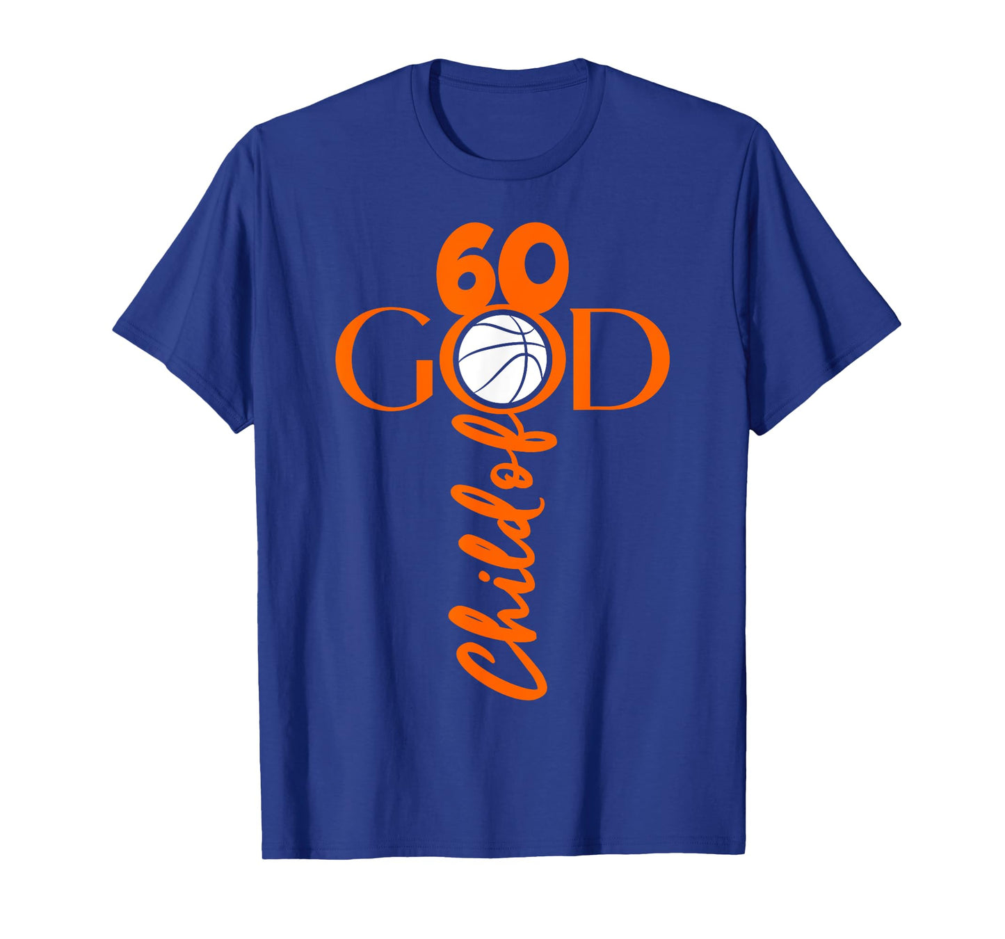 JESUS 60 YEARS CHILD OF GOD BASKETBALL 60th BIRTHDAY T-Shirt