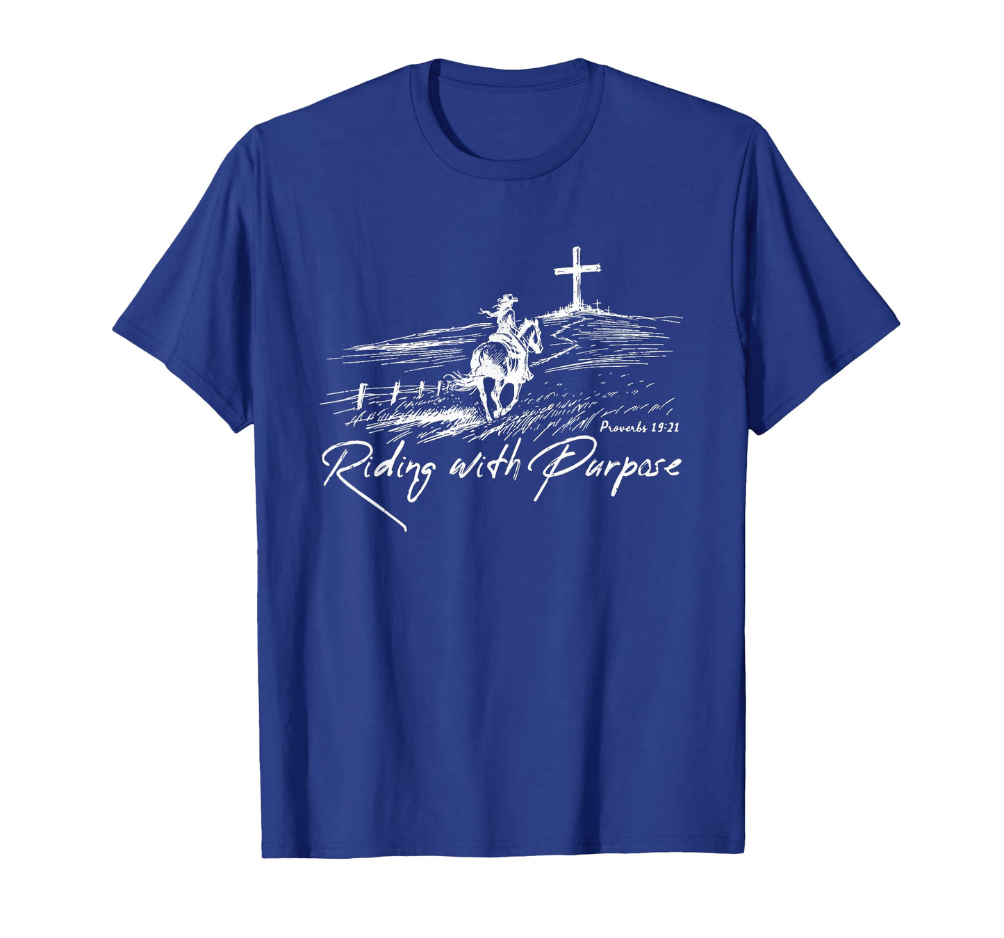 Riding with Purpose Western Cowgirl Faith T-Shirt