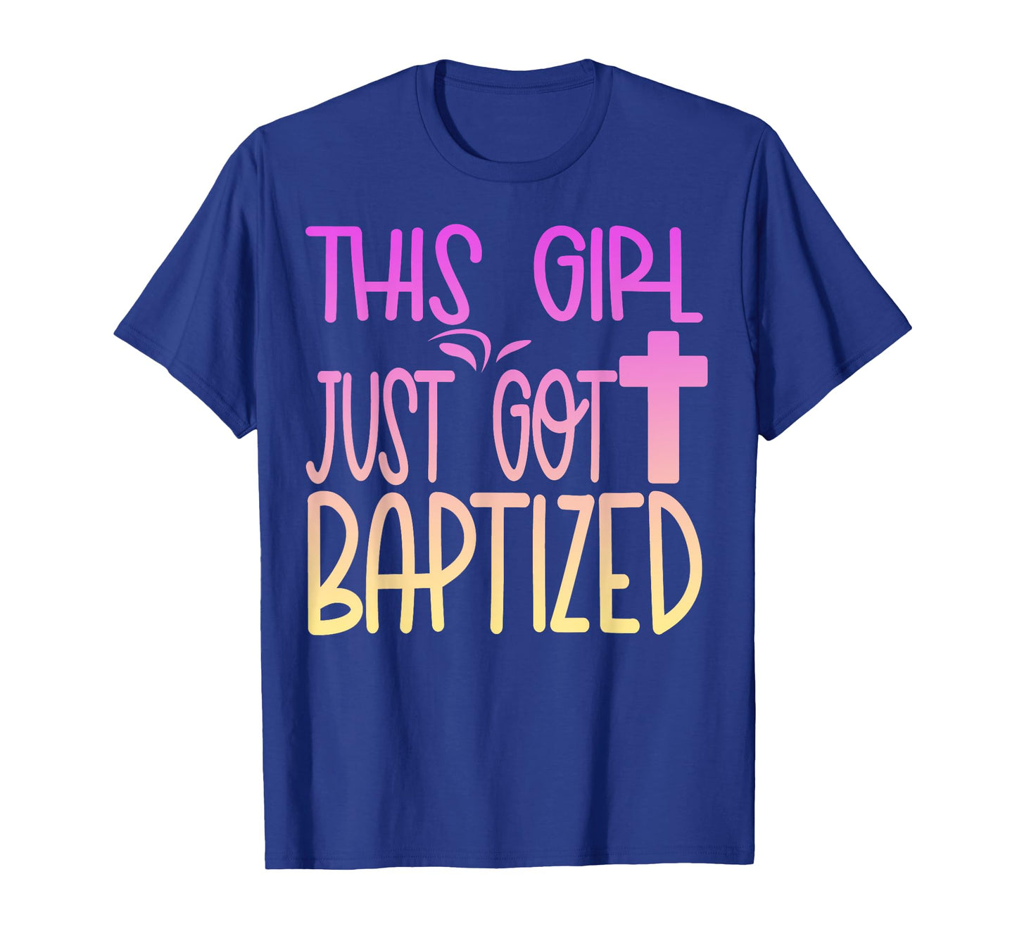 Baptized Baptism Kids Girl Cute Christian 2025 I Decided T-Shirt