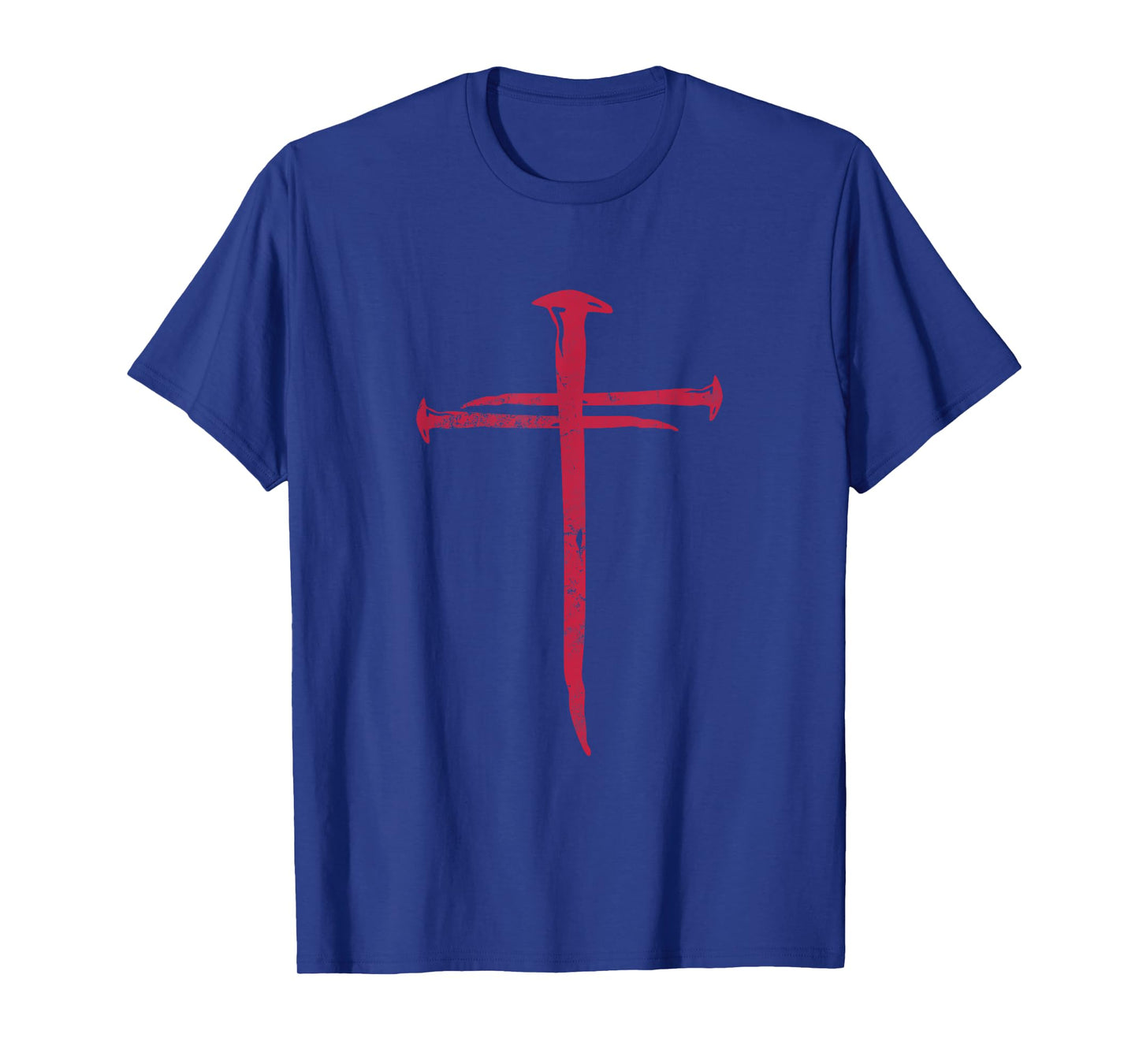 Cross Nails Crucifix Christian Catholic Religous Grunge T-Shirt