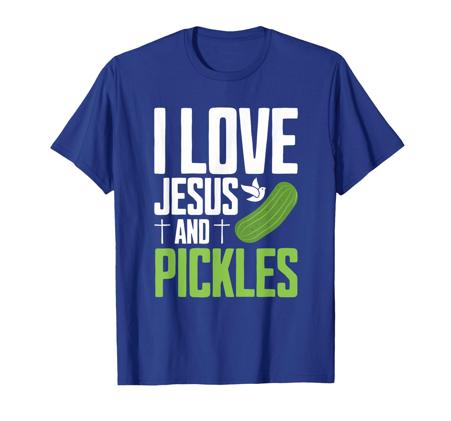 Religious Cucumber Lover I Love Jesus And Pickles Christian T-Shirt