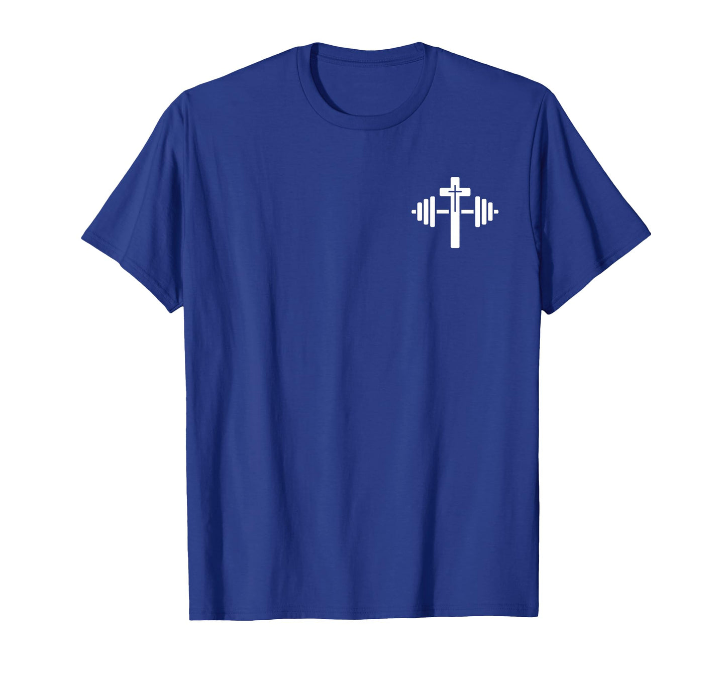 Lift Heavy Pray Hard Christian Workout Apparel 2 Sided T-Shirt
