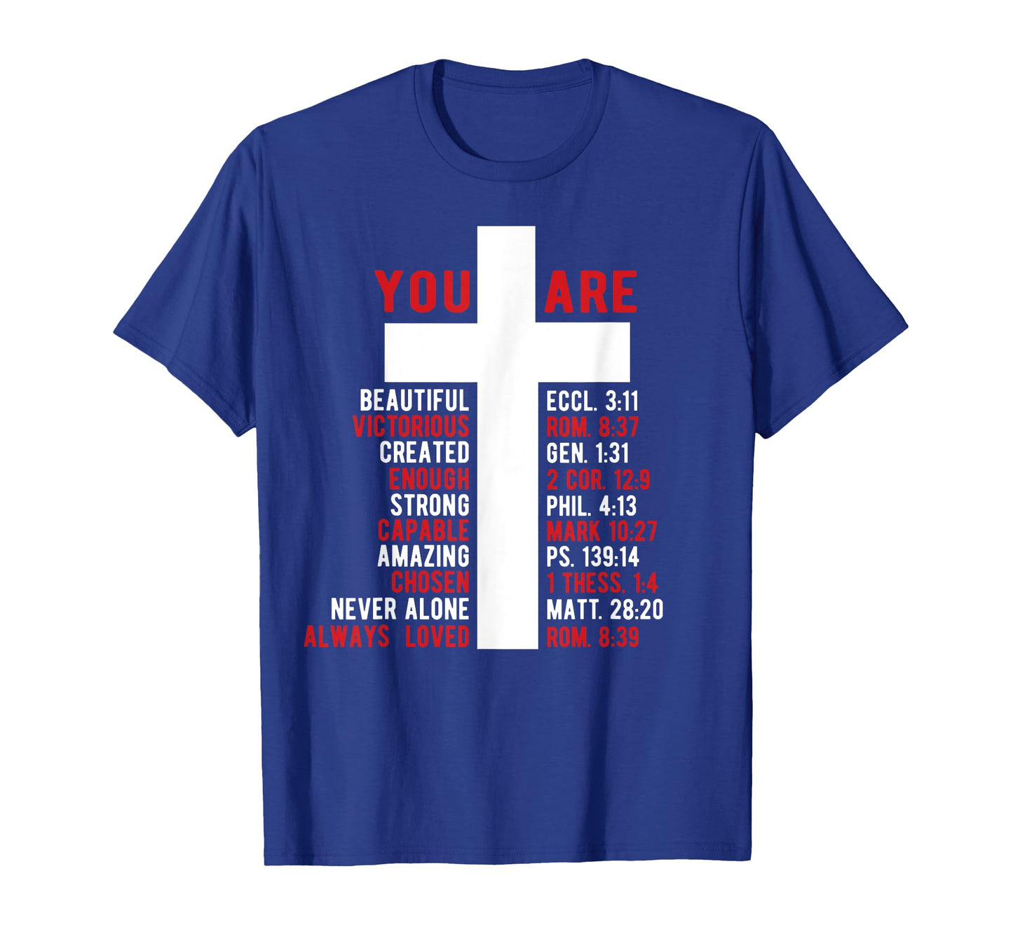 Jesus Never God Says You Blessed The Way The Truth The Life T-Shirt