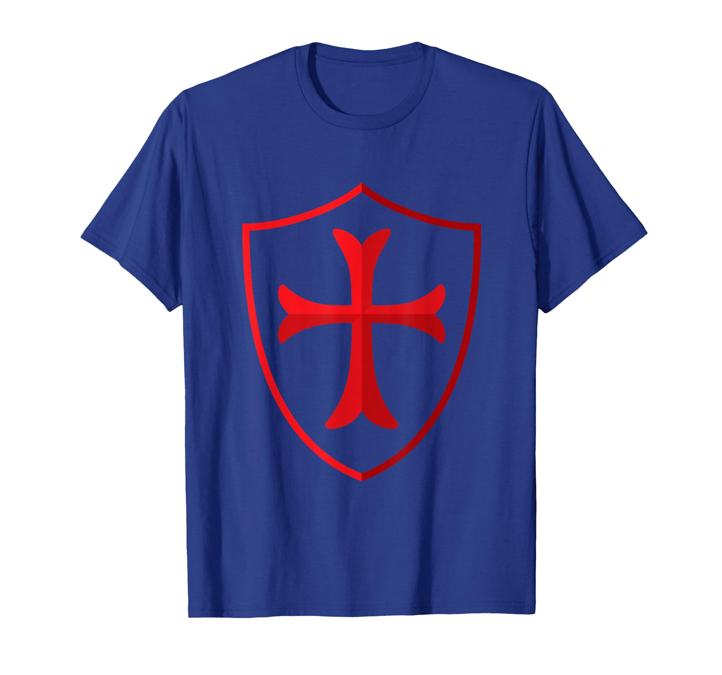 Crusader shirt Christian Knights Templar Cross and Shield T-Shirt