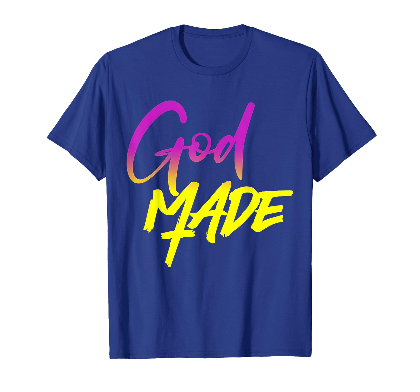 God Made Jesus Cross Vintage Christian Gift T-Shirt