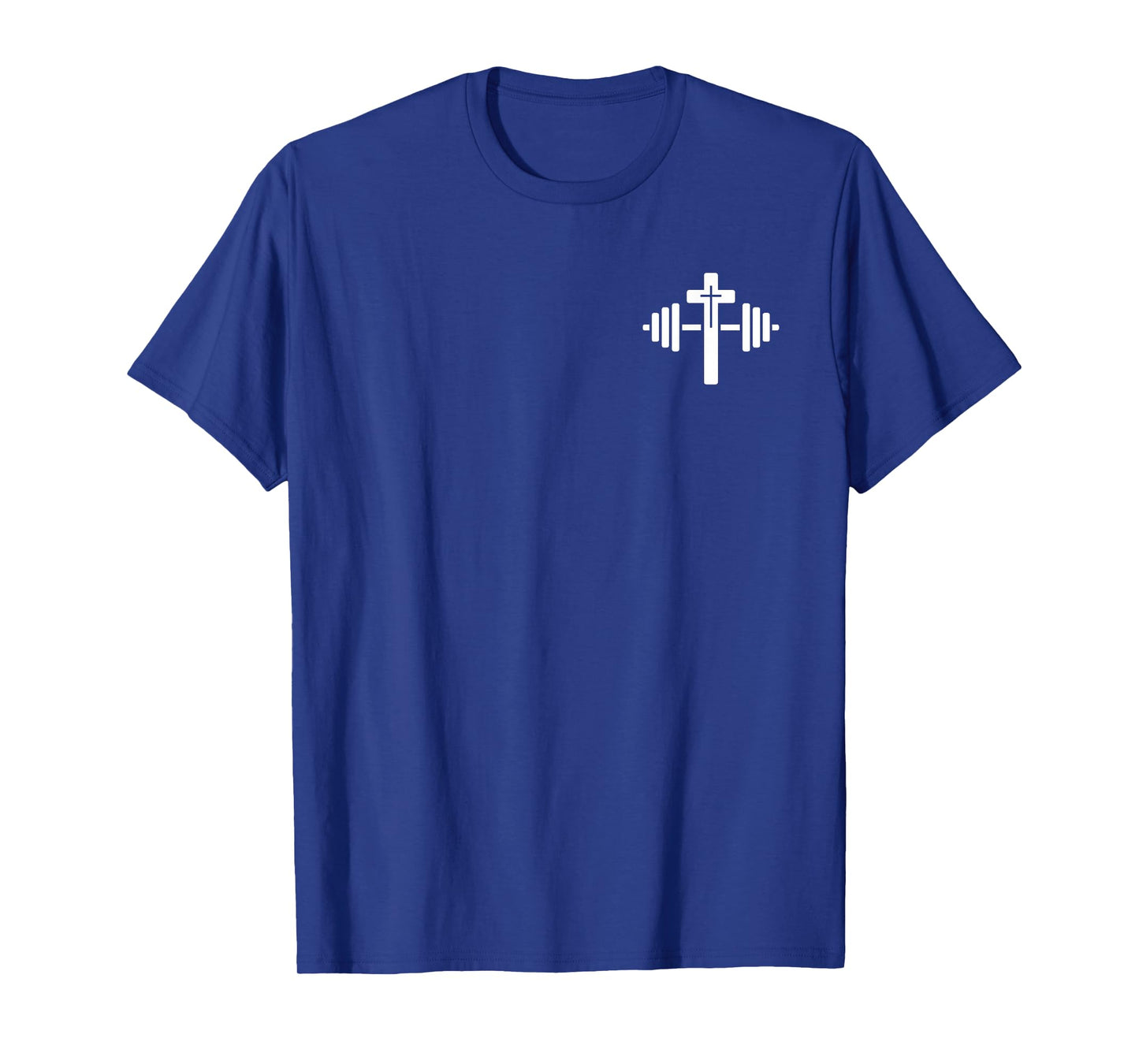 Lift Heavy Pray Hard Christian Workout Apparel 2 Sided T-Shirt