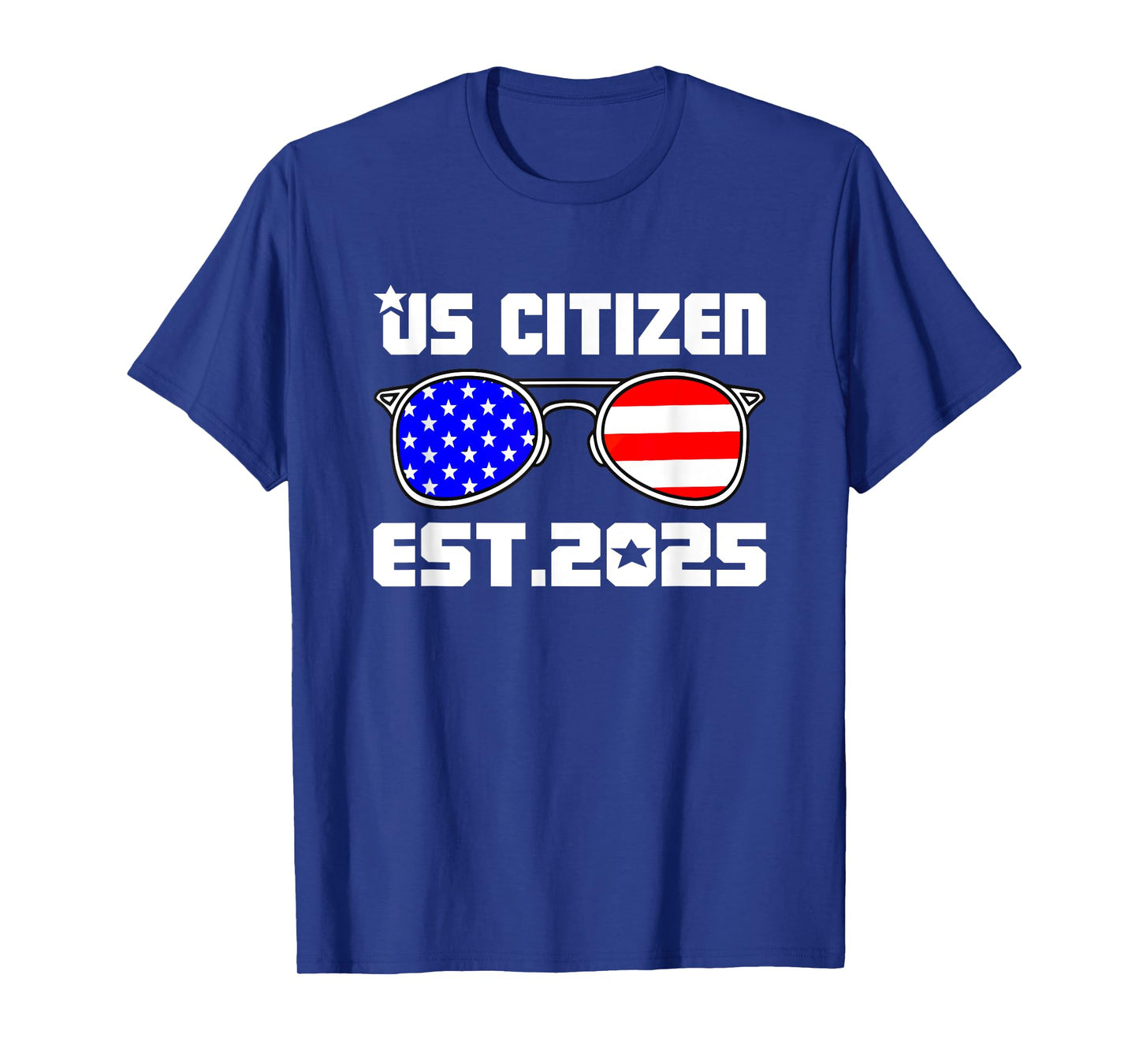 New US Citizen Est 2025 American Immigrant Citizenship Gifts T-Shirt
