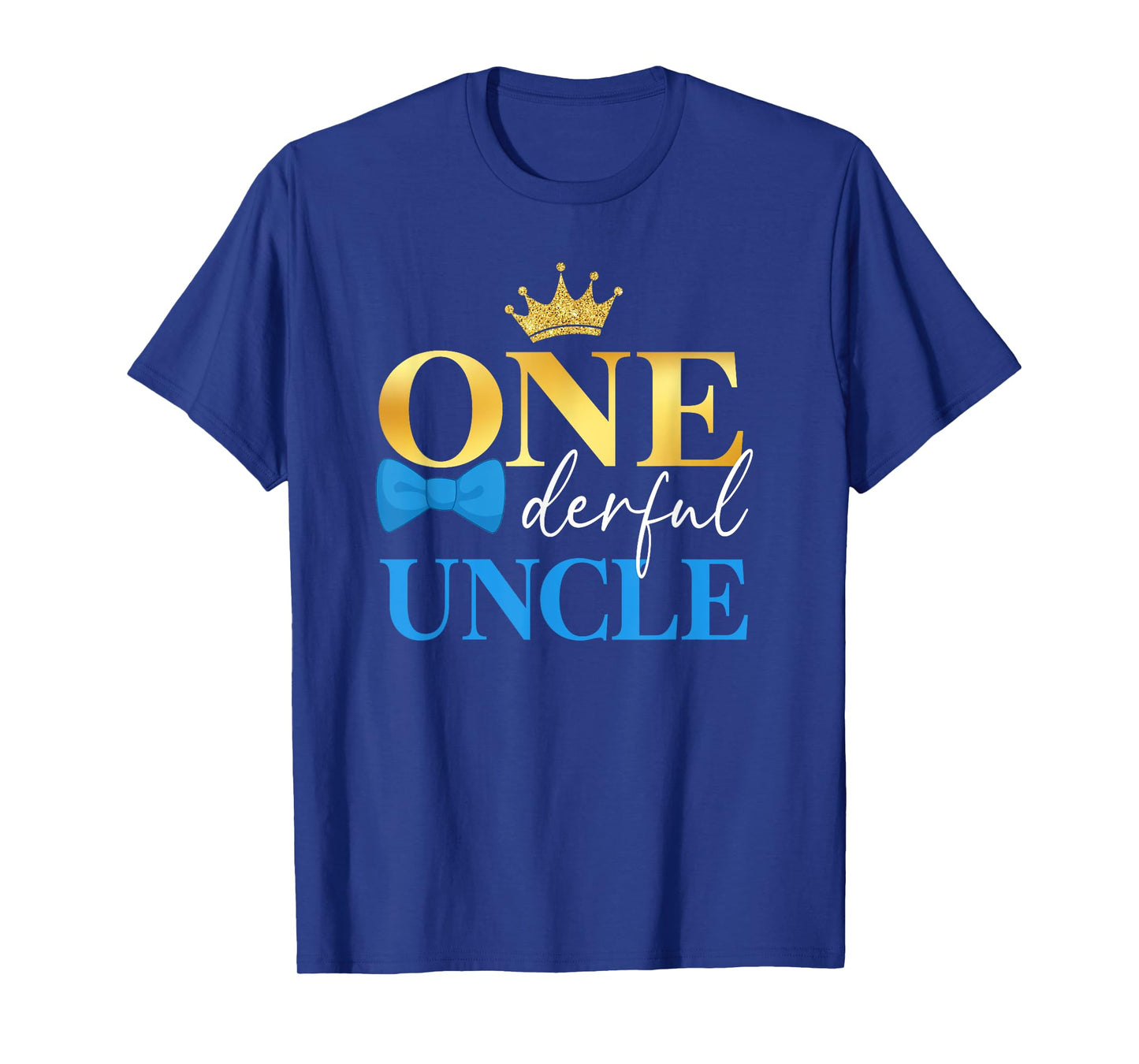 Uncle of Mr Onederful 1st Birthday First One-Derful Dad Papa T-Shirt