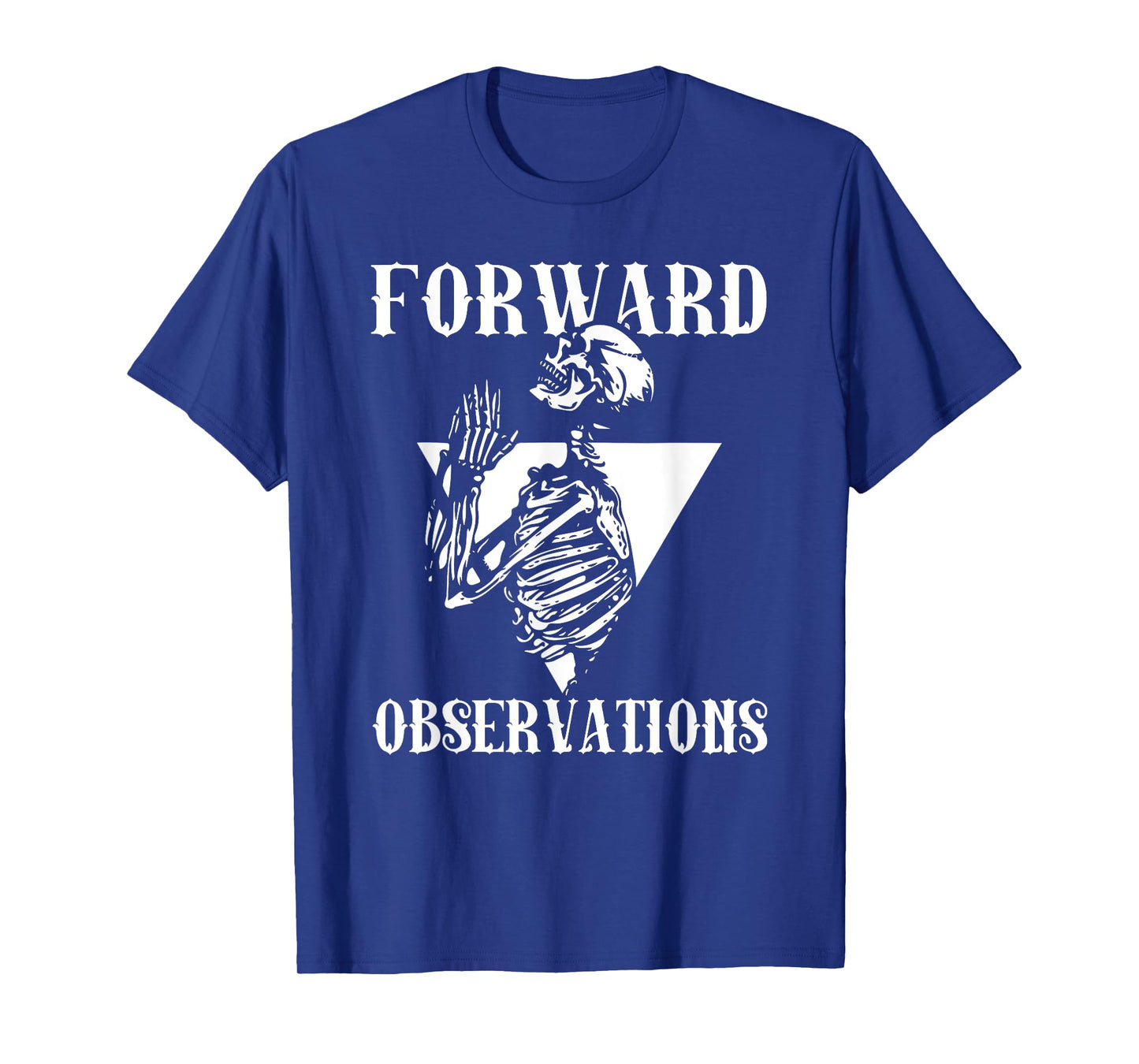 Praying Skeleton Forward Observation Cool Art T-Shirt