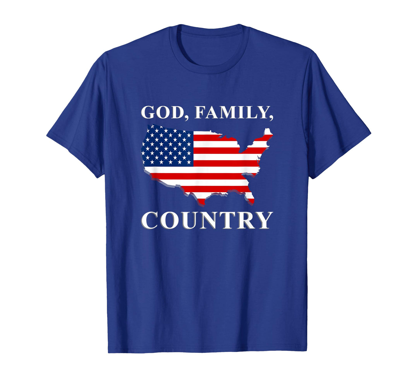 God Family Country US Flag Jesus Christ Holy Bible Prayer T-Shirt