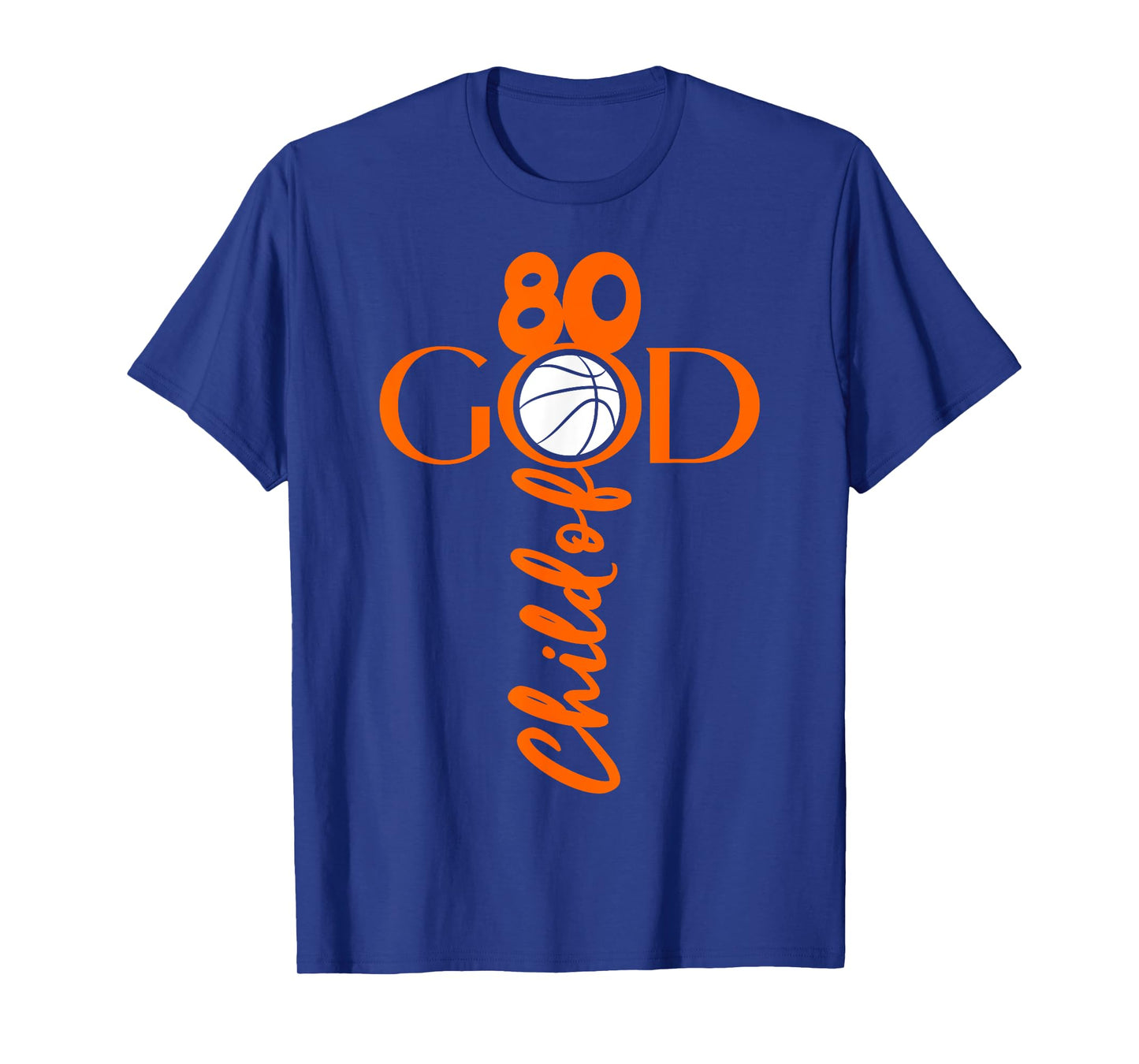 JESUS 80 YEARS CHILD OF GOD BASKETBALL 80th BIRTHDAY T-Shirt