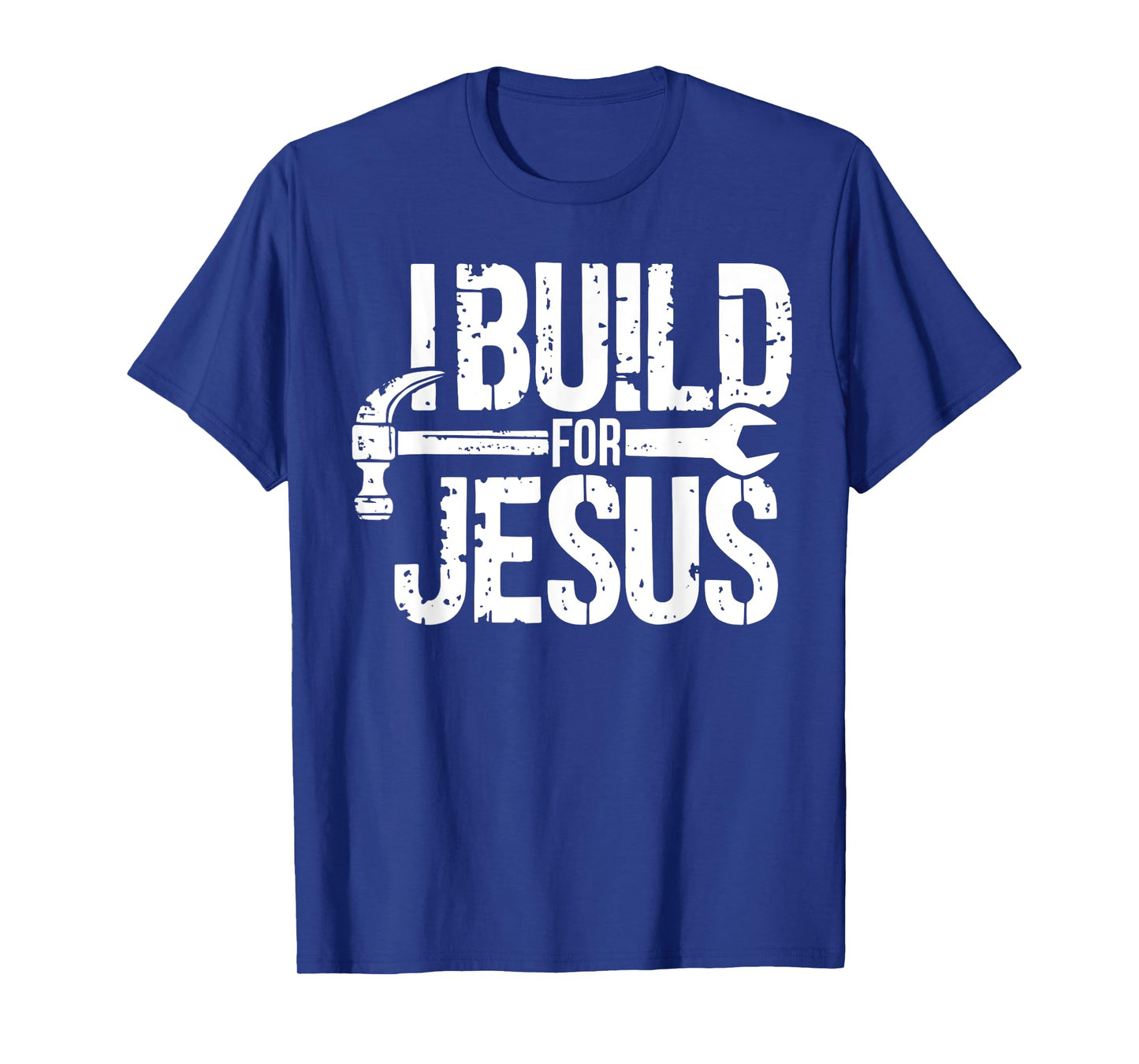 I Build For Jesus Christian Church Builder Construction Work T-Shirt