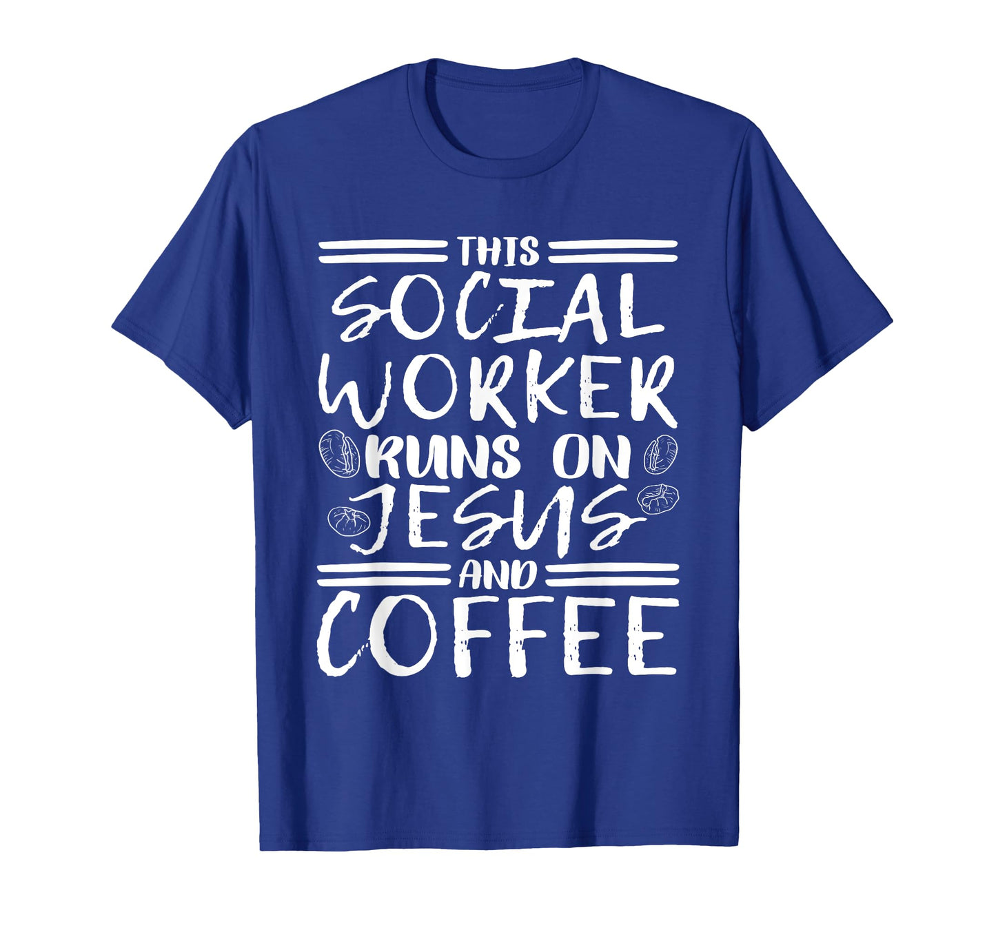 This Social Worker Runs On Jesus, Christian Social Worker T-Shirt