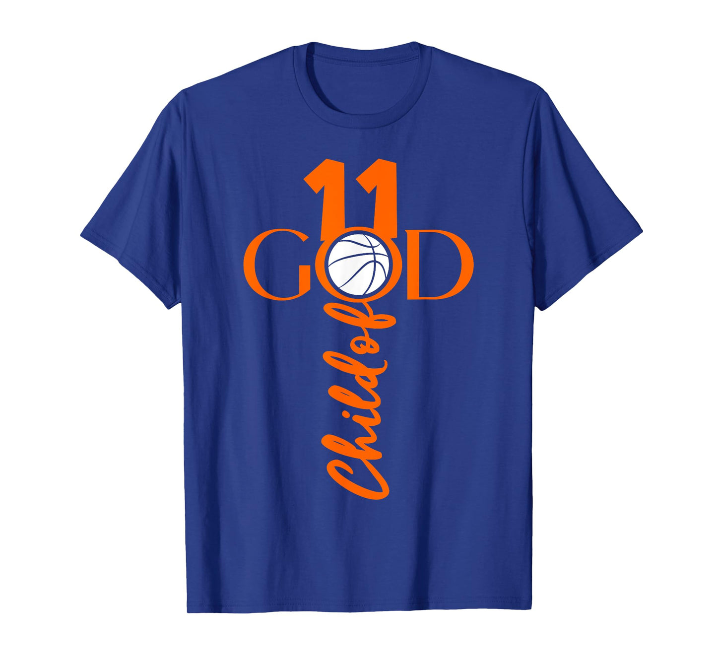 JESUS 11 YEARS CHILD OF GOD BASKETBALL 11TH BIRTHDAY T-Shirt