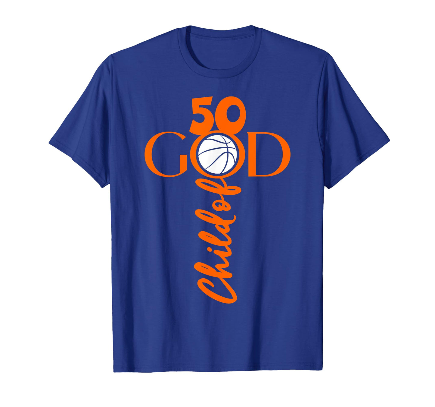 JESUS 50 YEARS CHILD OF GOD BASKETBALL 50th BIRTHDAY T-Shirt