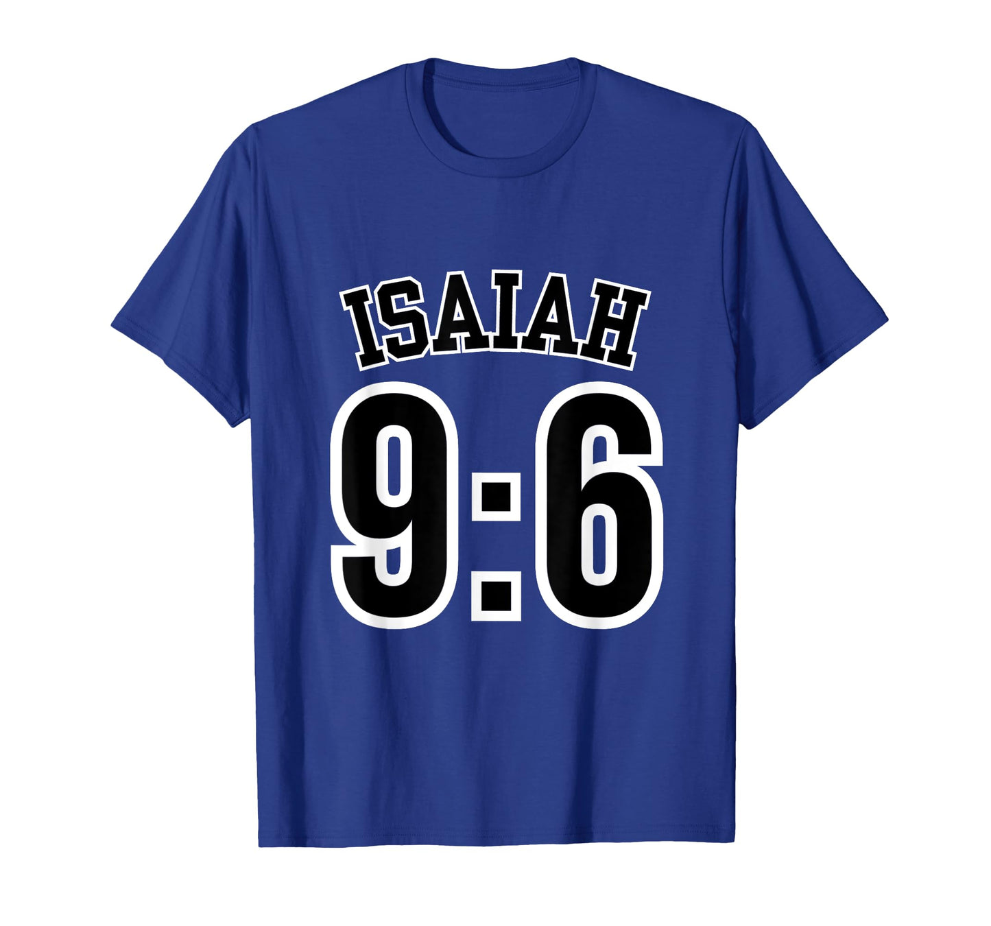 Isaiah 9:6 Sports Jersey Christian Scripture Verse Design T-Shirt