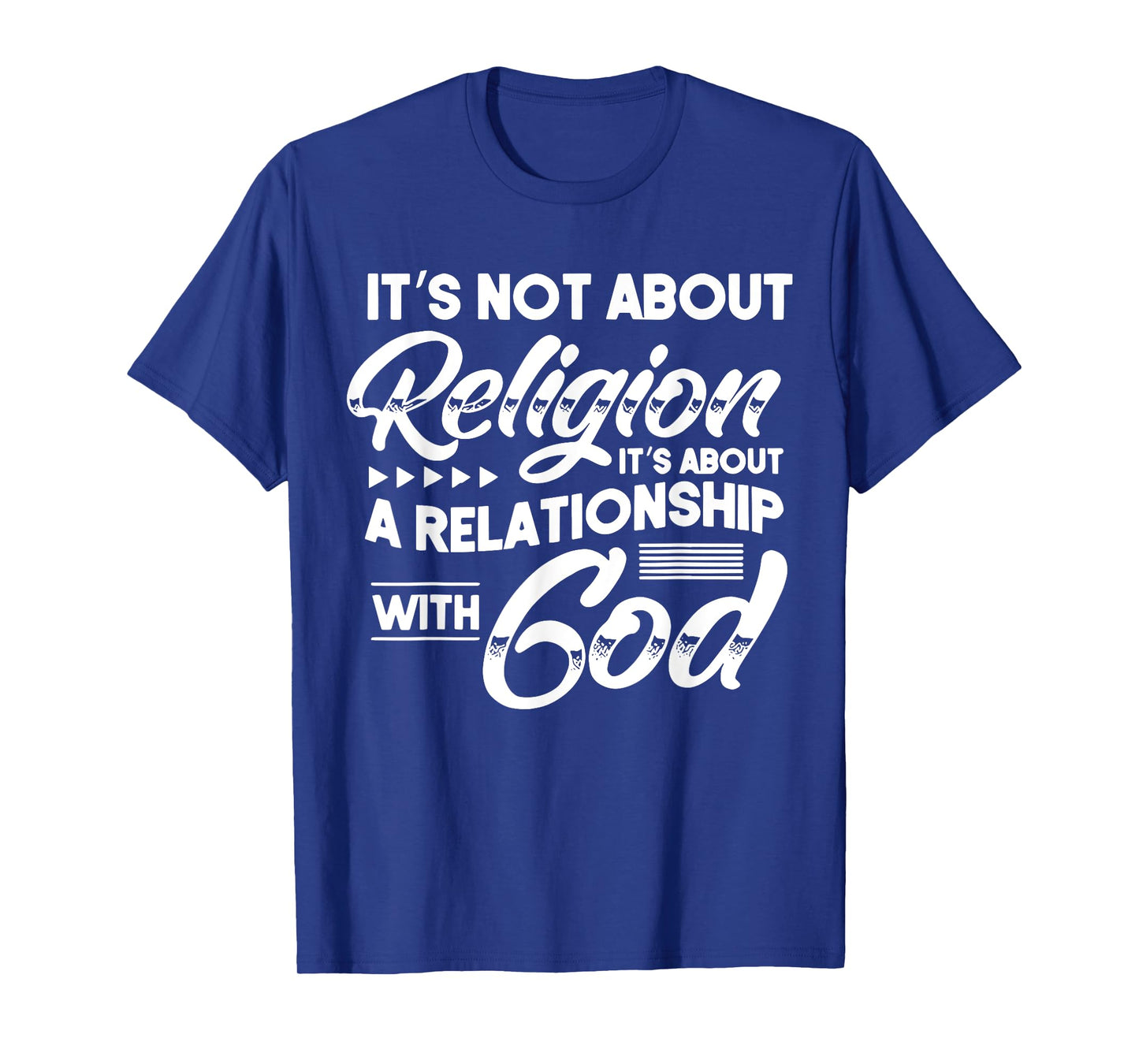 It's Not A Religion It's A Relationship Christian Jesus God T-Shirt