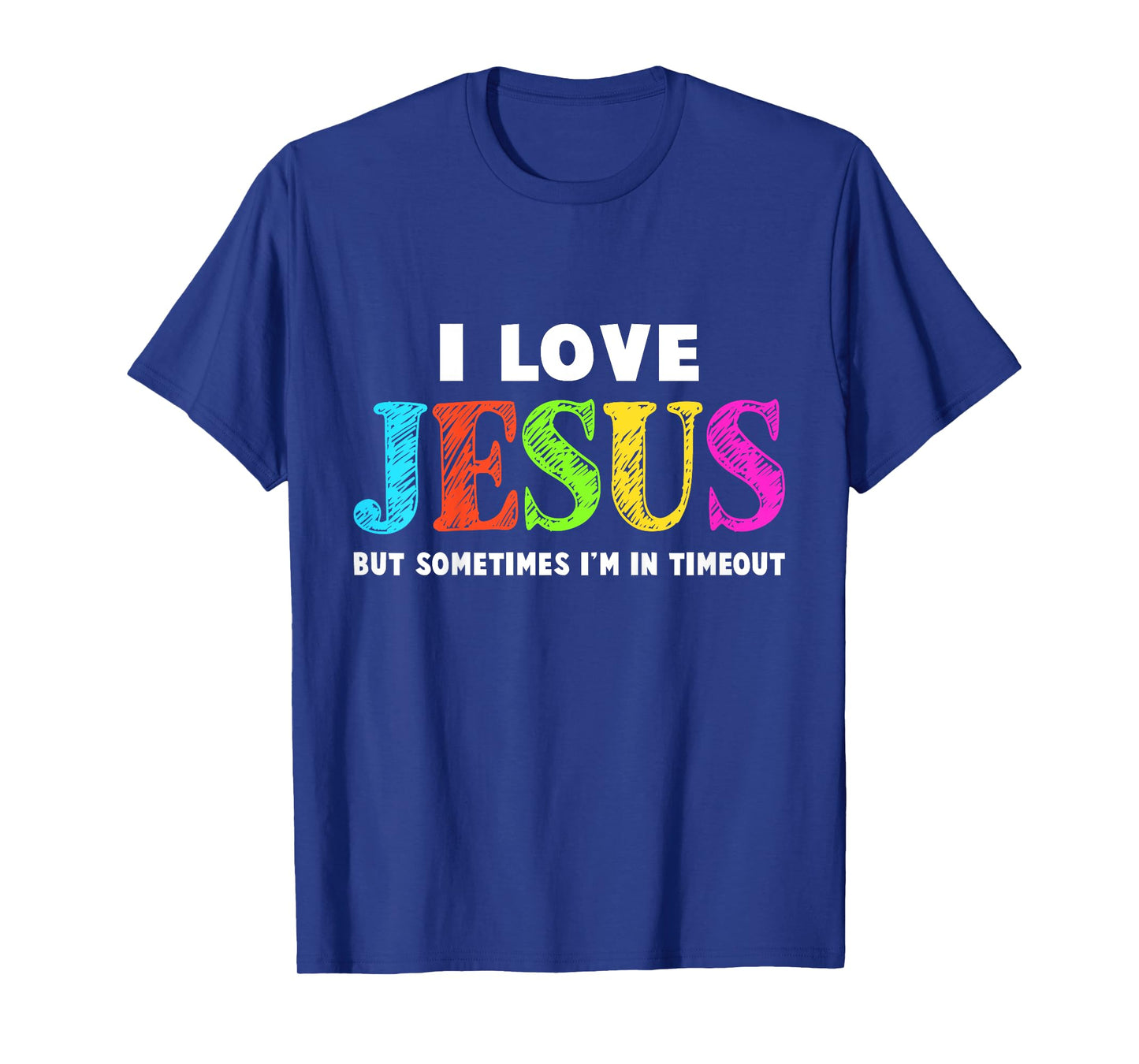 Cute I Love Jesus Christian Faith Gifts Toddler Boys Girls T-Shirt