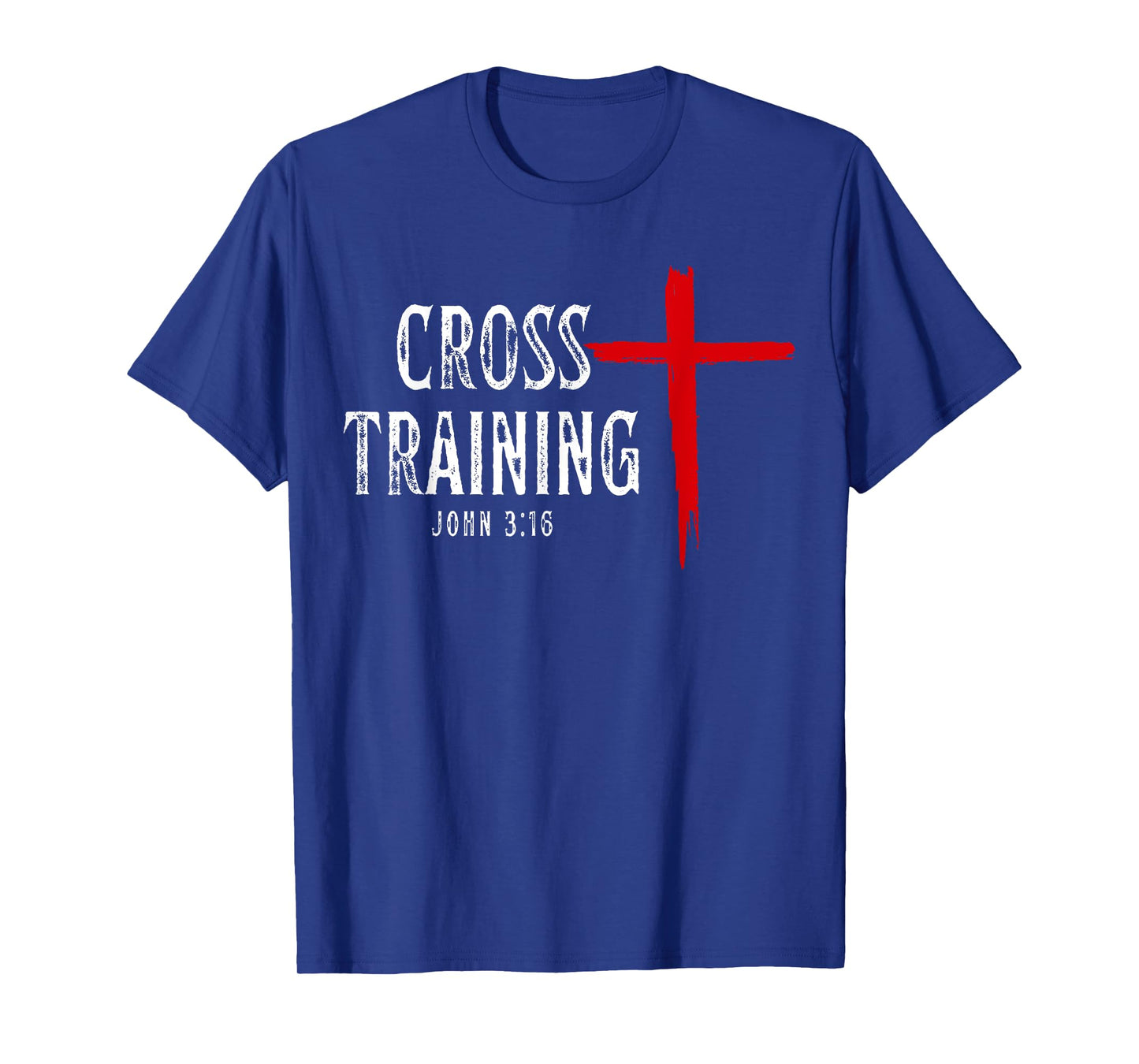 Cross Training Christian Workout Faith Religious Jesus T-Shirt