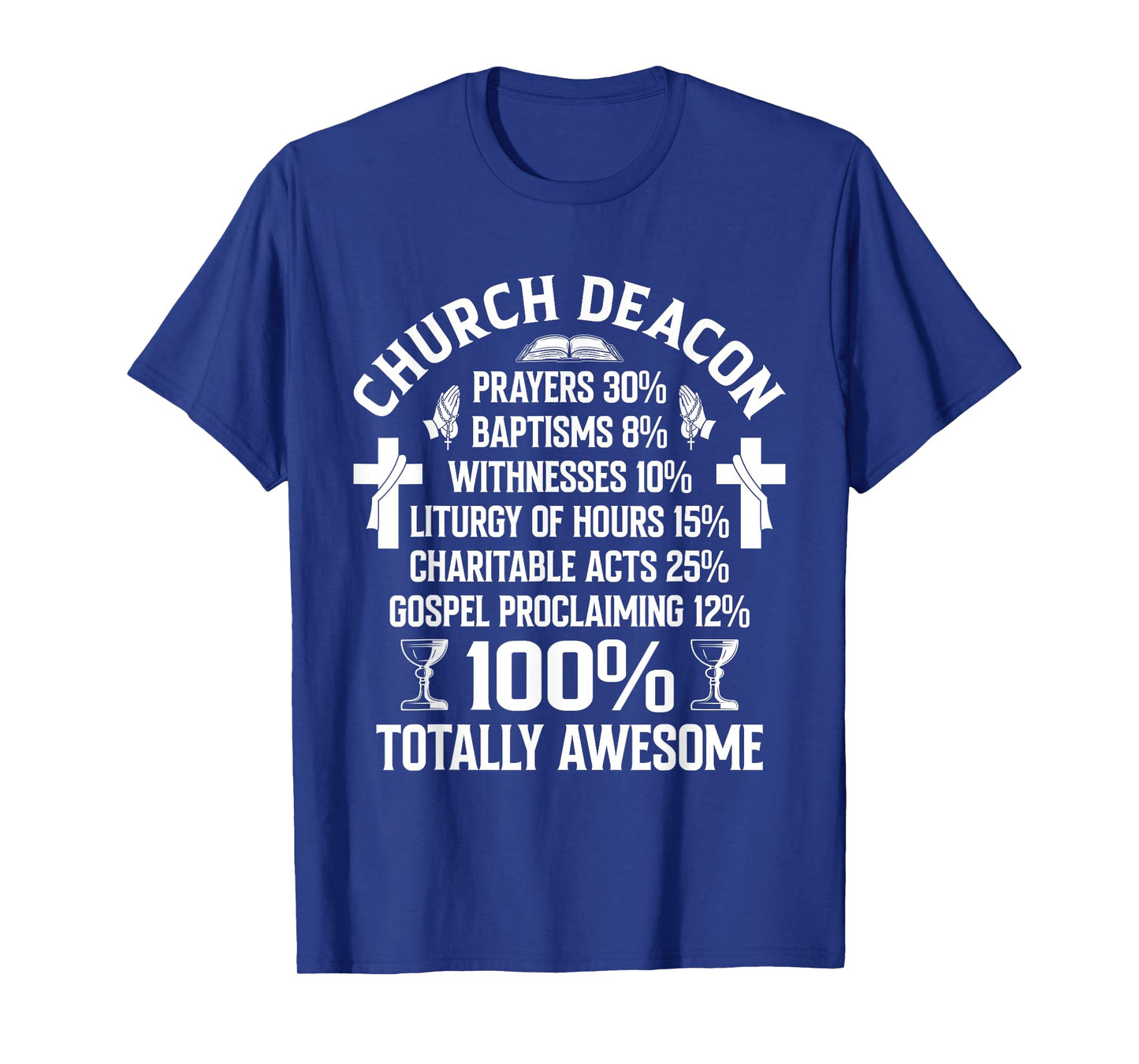 Church Deacon Religion Christian Believer Church Minister T-Shirt