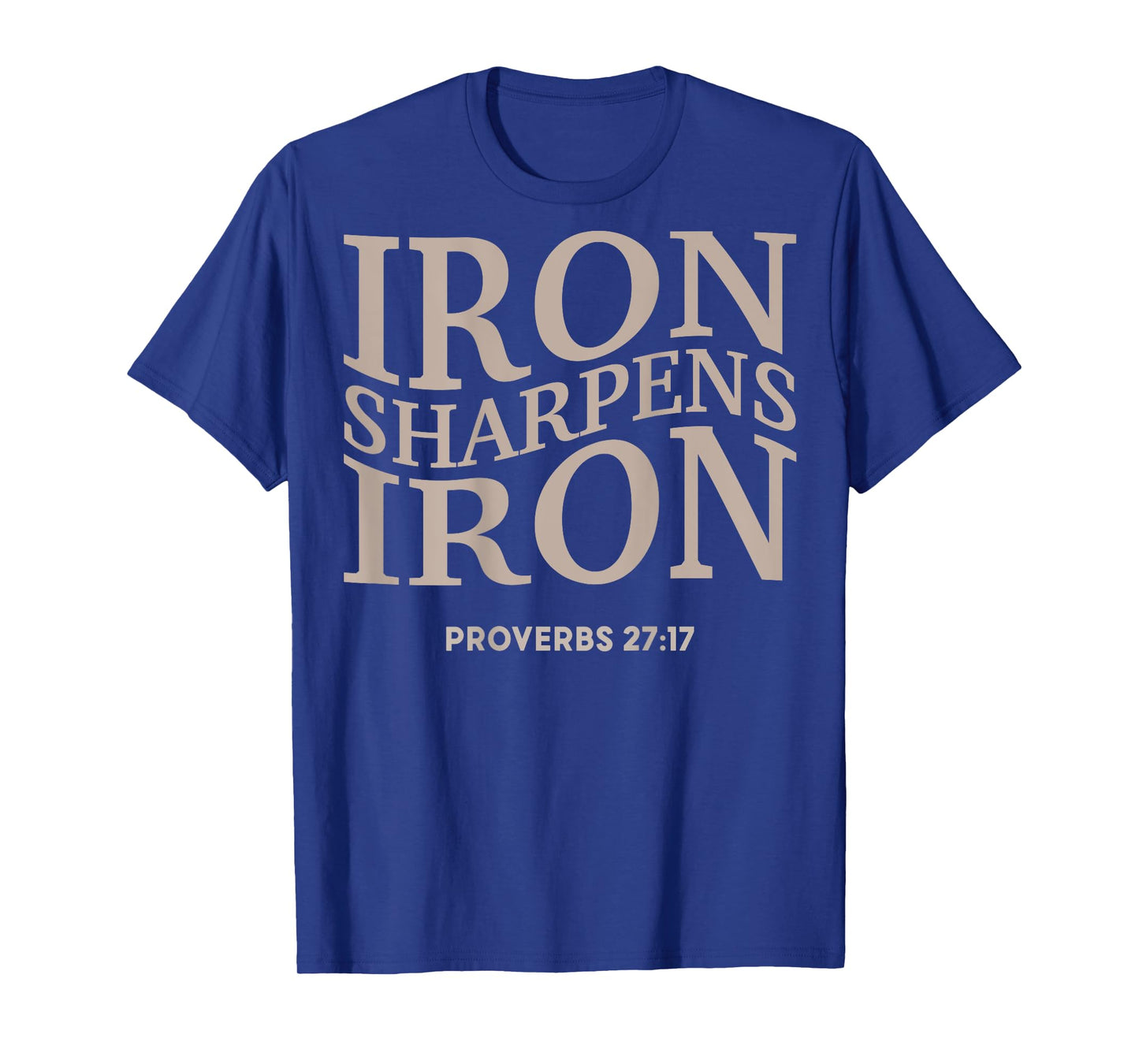 Kids Iron Sharpens Iron Youth Christian Jesus Women Men Boys T-Shirt