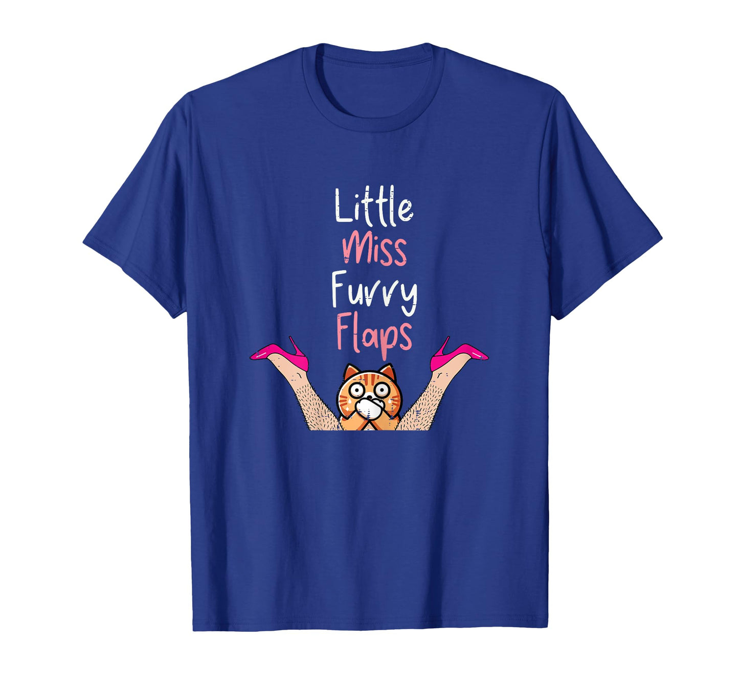 Inappropriate Little Ms Furry Cat Adult Humor Meme Women T-Shirt